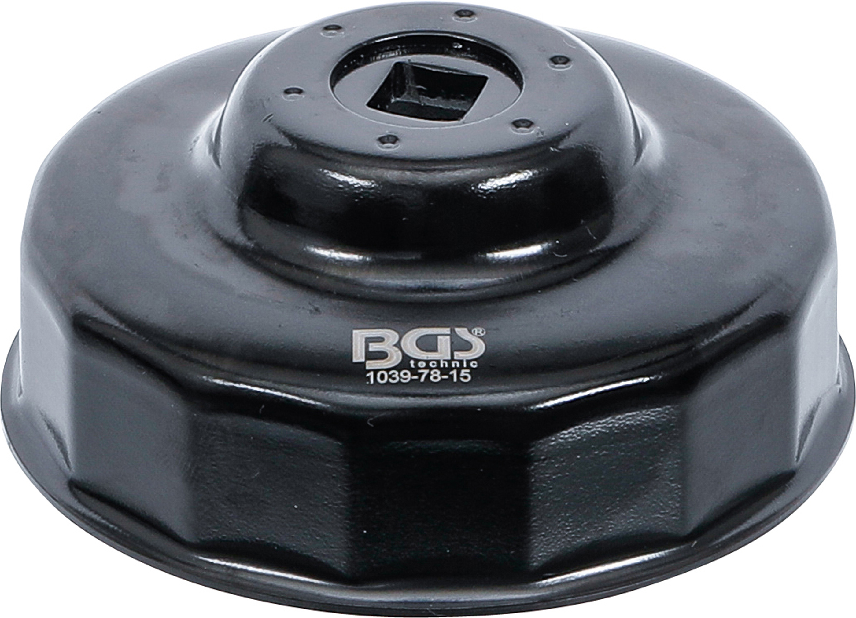 BGS Ölfilterschlüssel | 15-kant | Ø 78 mm | für Ford, Nissan, Toyota