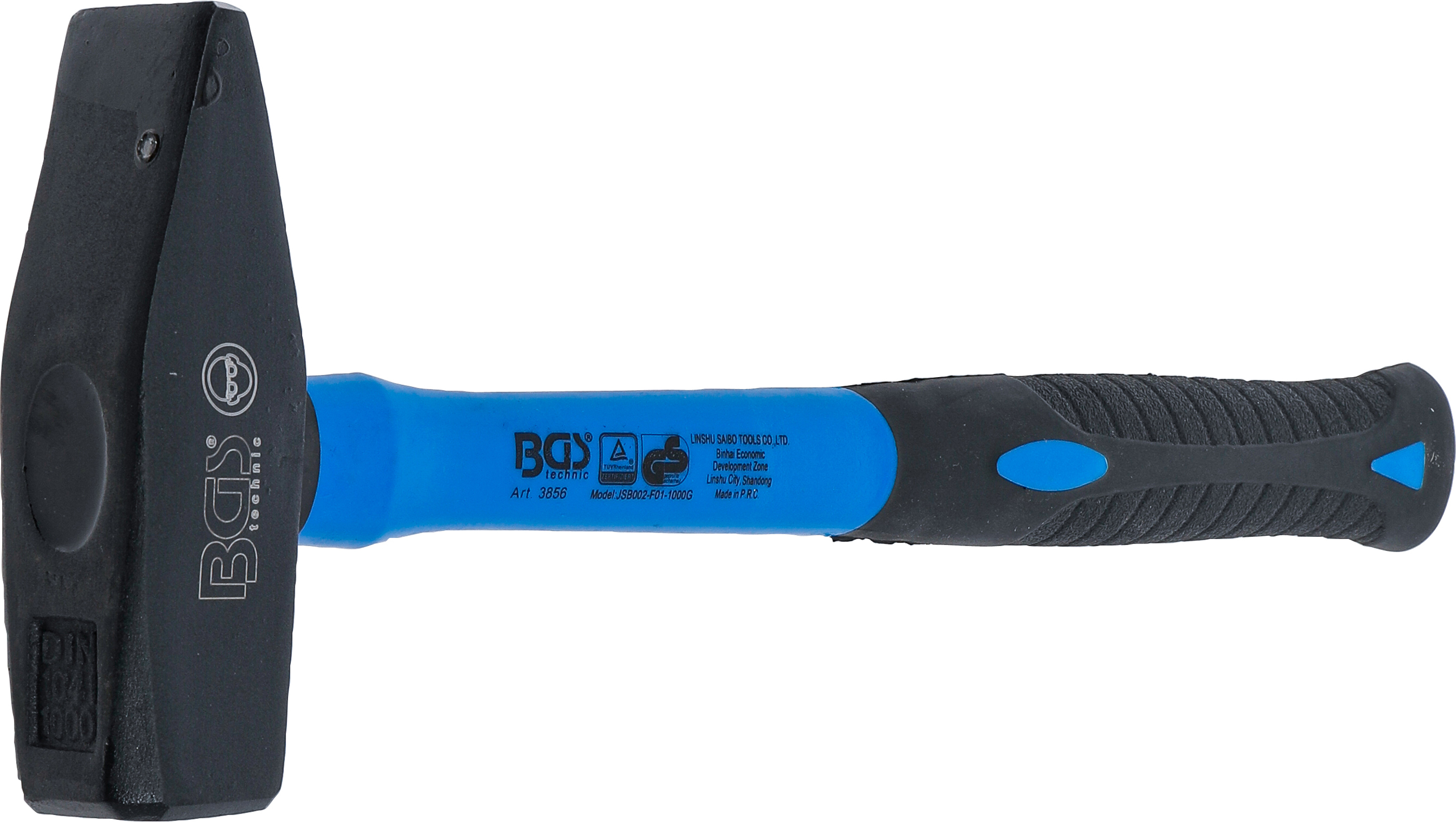 BGS Schlosserhammer | Fiberglasstiel | DIN 1041 | 1000 g