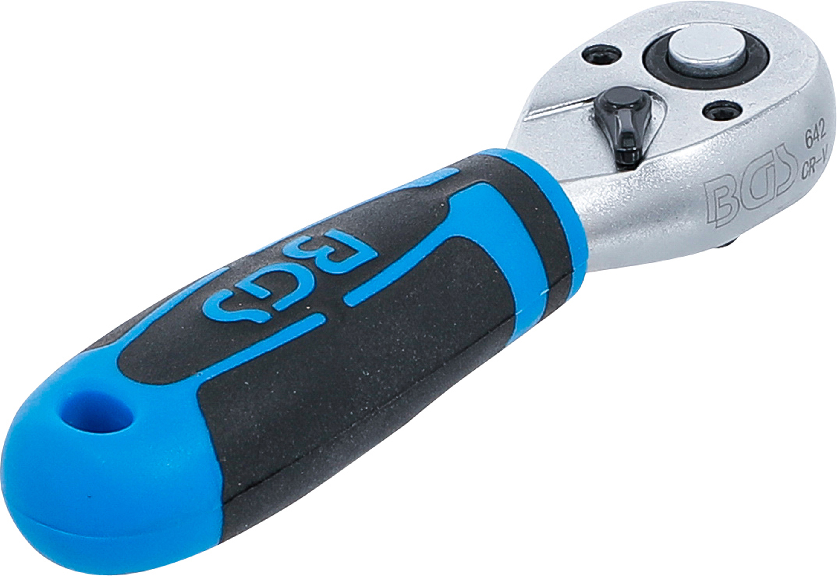 BGS Mini-Umschaltknarre | Abtrieb Außenvierkant 6,3 mm (1/4")