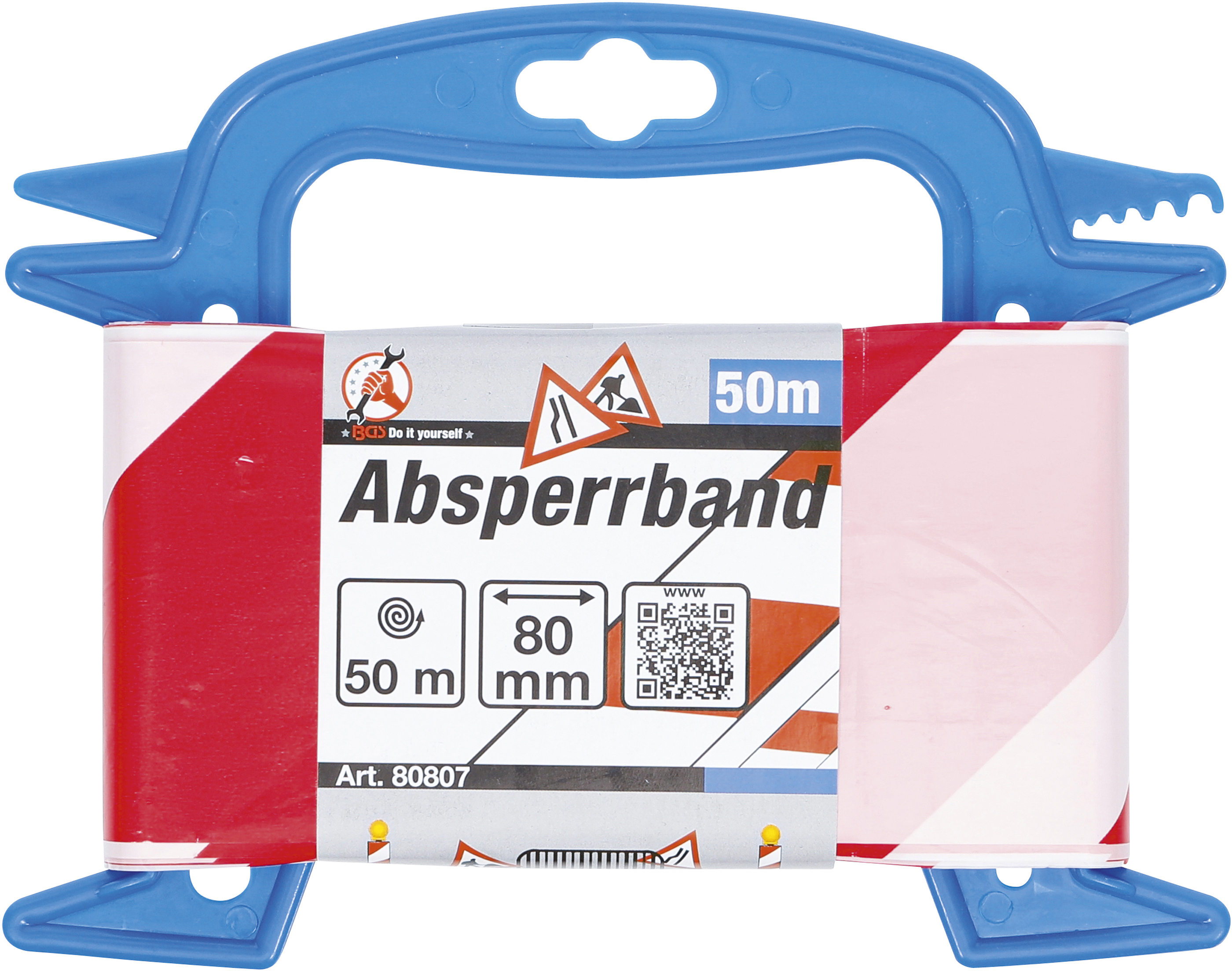 BGS Absperrband | 80 mm x 50 m