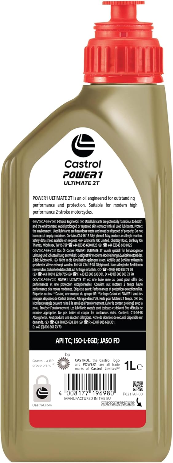 Castrol Power 1 Ultimate 2T ehem. Racing 2-Takt Motoröl 1 Liter
