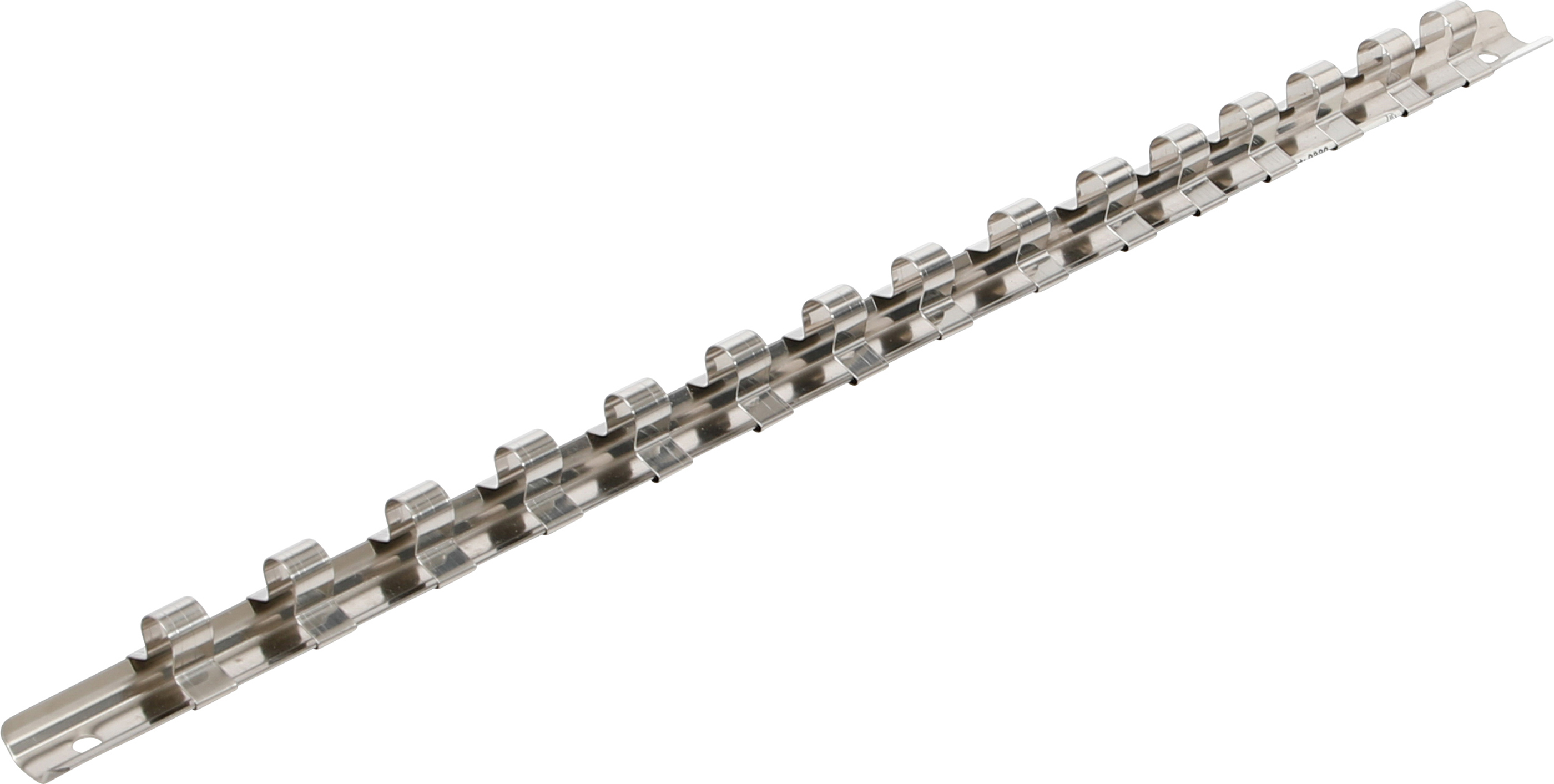 BGS Aufsteckschiene mit 15 Clips | 10 mm (3/8")