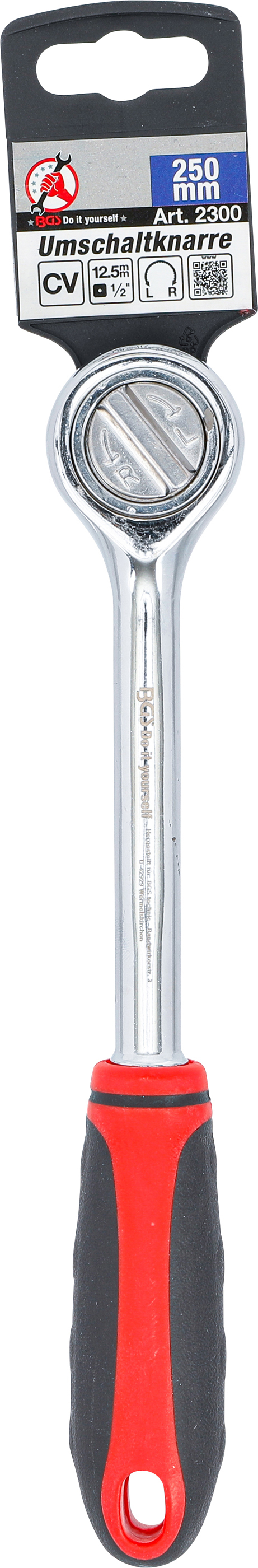 BGS Umschaltknarre | Abtrieb Außenvierkant 12,5 mm (1/2")