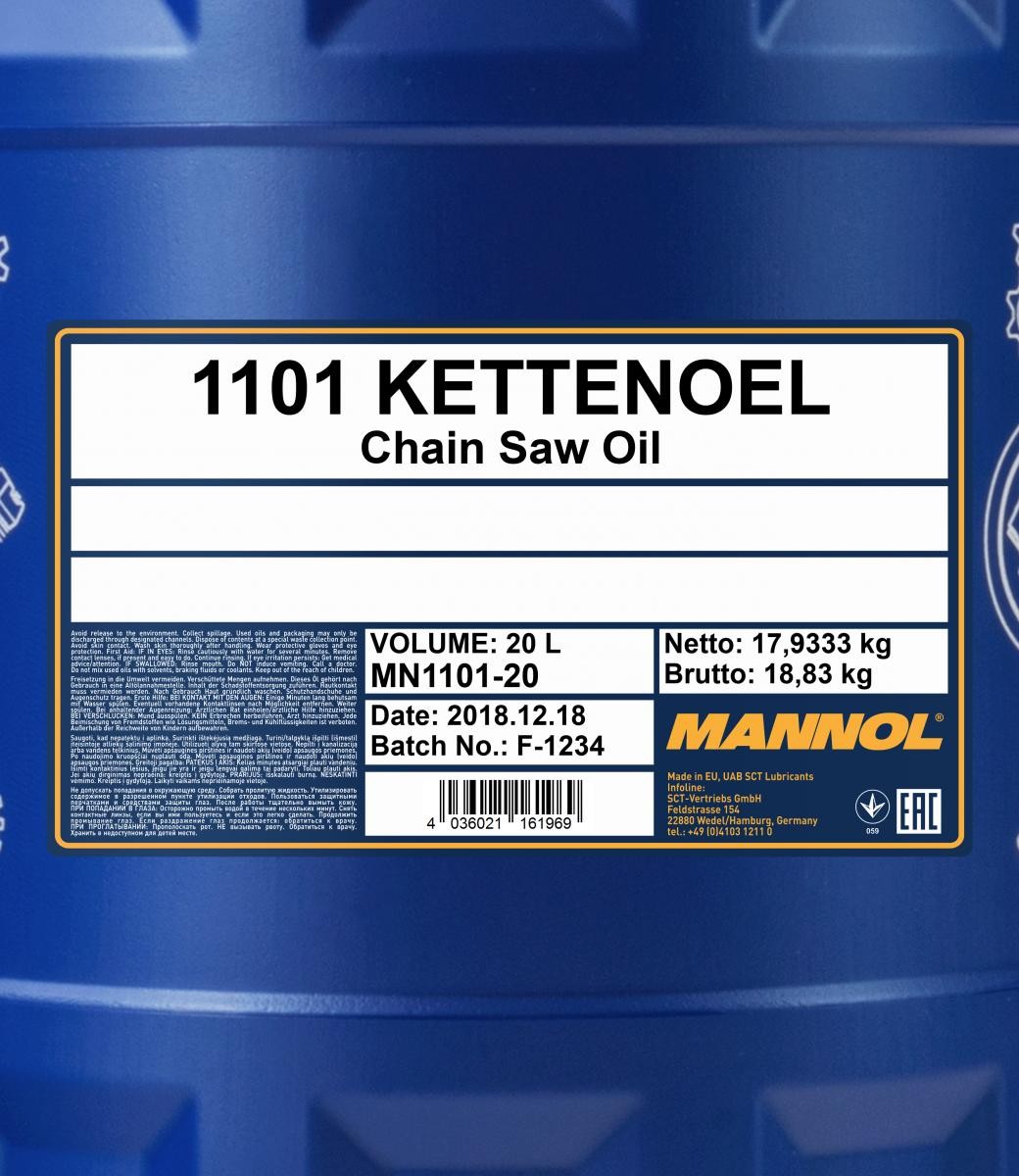 Mannol 1101 Kettenöl Sägekettenöl 20 Liter