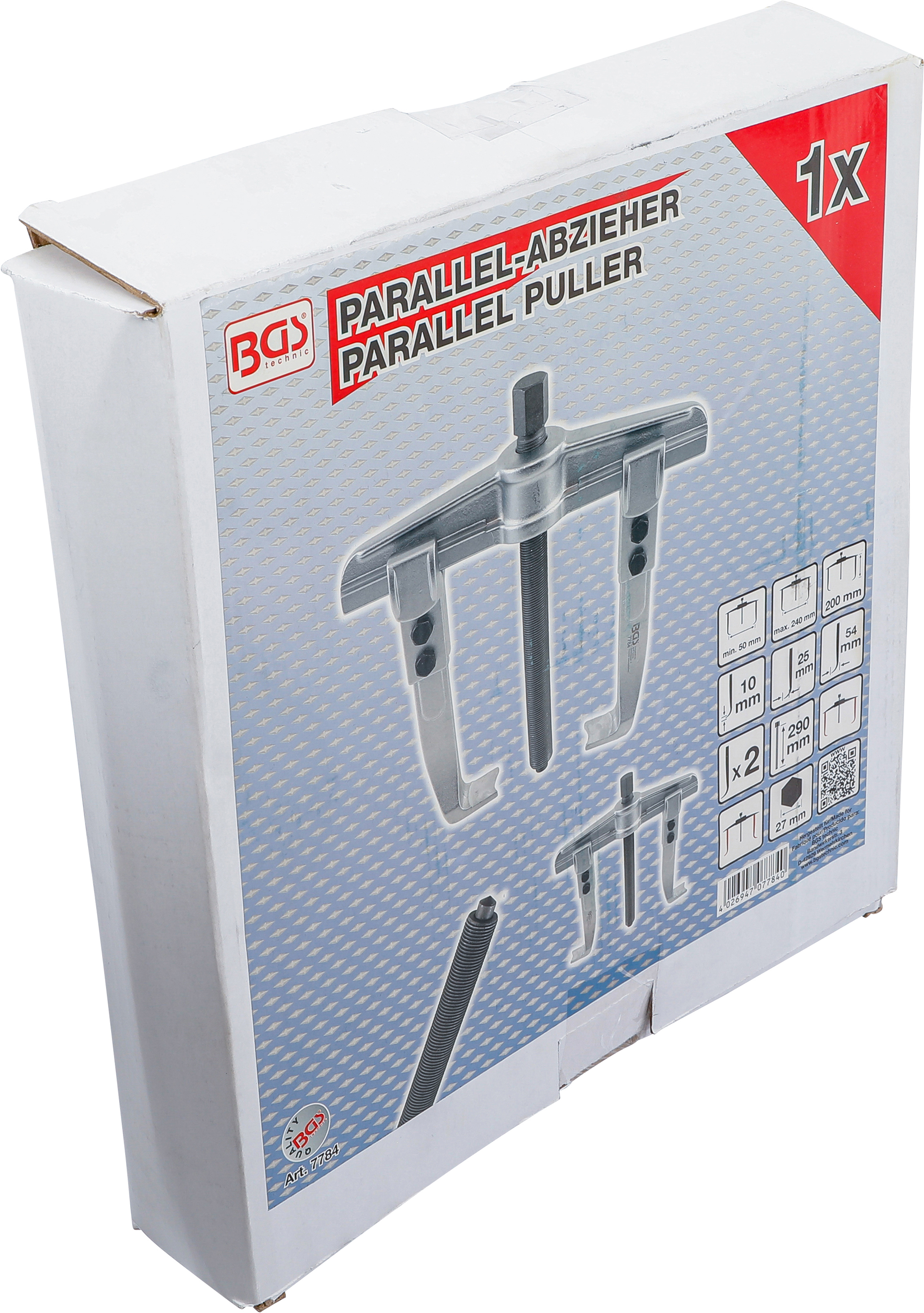 BGS Parallel-Abzieher, Feingewinde, 2-armig | 50 - 240 mm