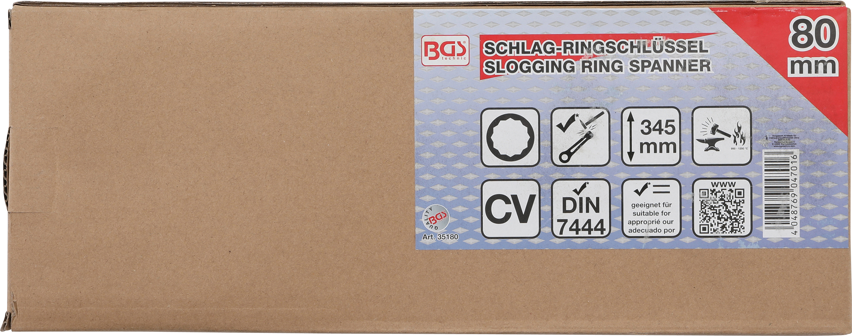 BGS Schlag-Ringschlüssel | SW 80 mm
