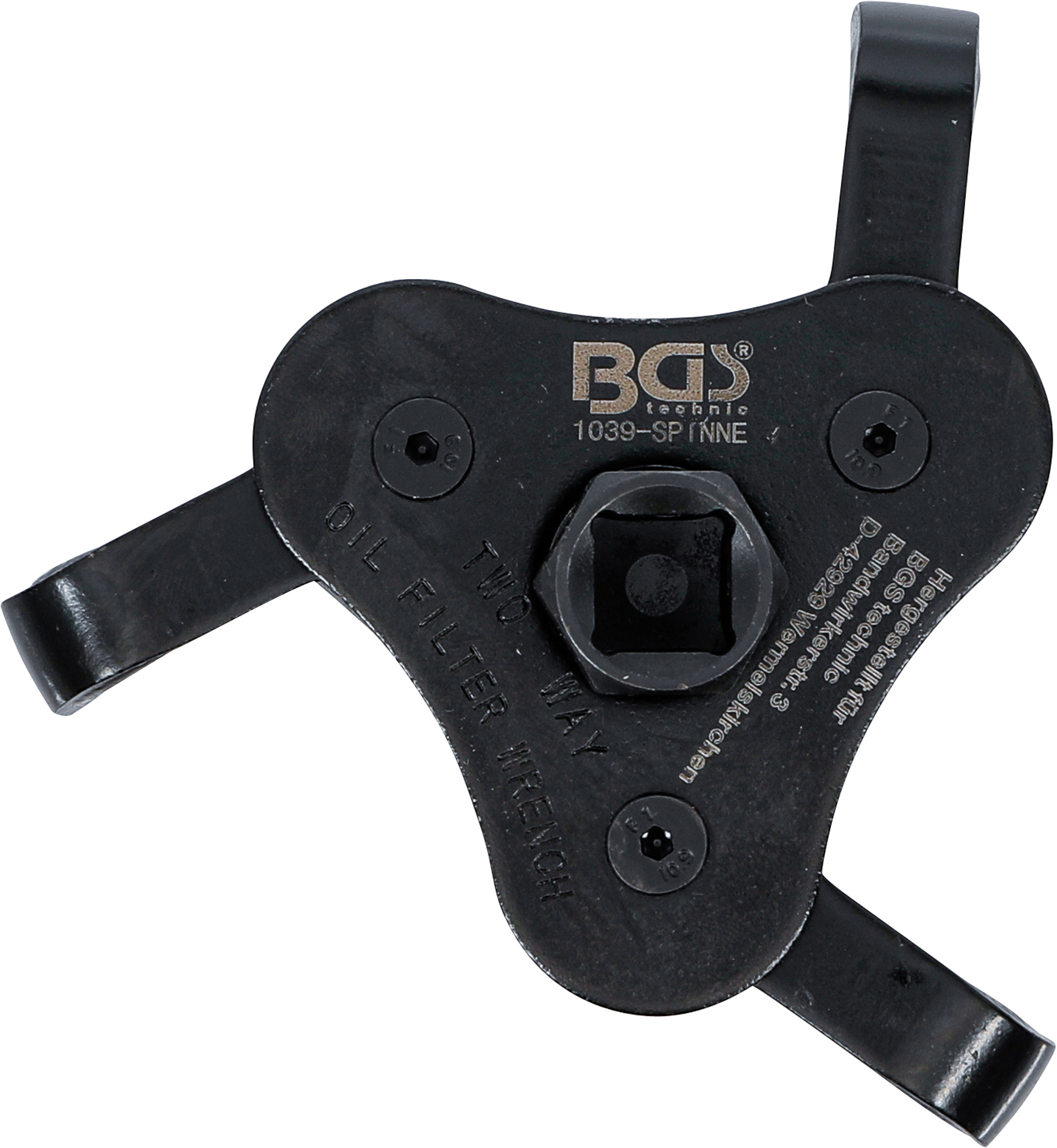 BGS Ölfilterspinne, 3-armig | für Ölfilter Ø 65 - 120 mm