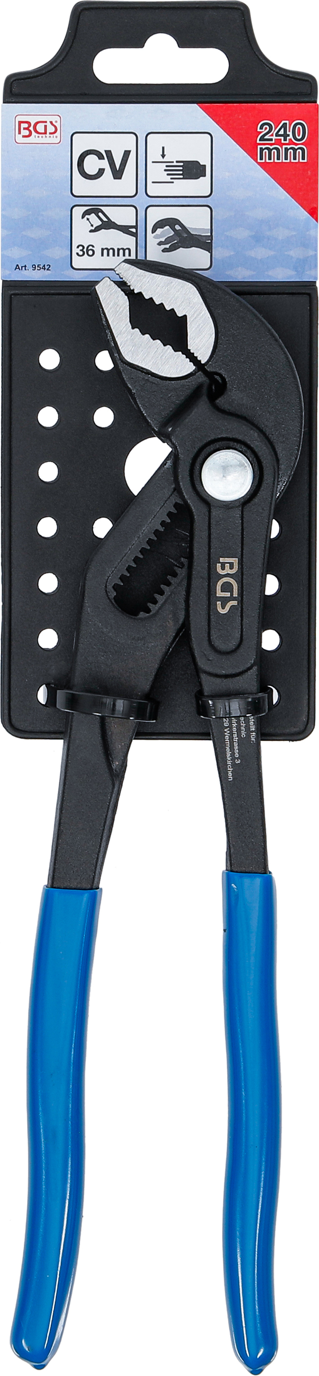 BGS Wasserpumpenzange | arretierbar | 240 mm