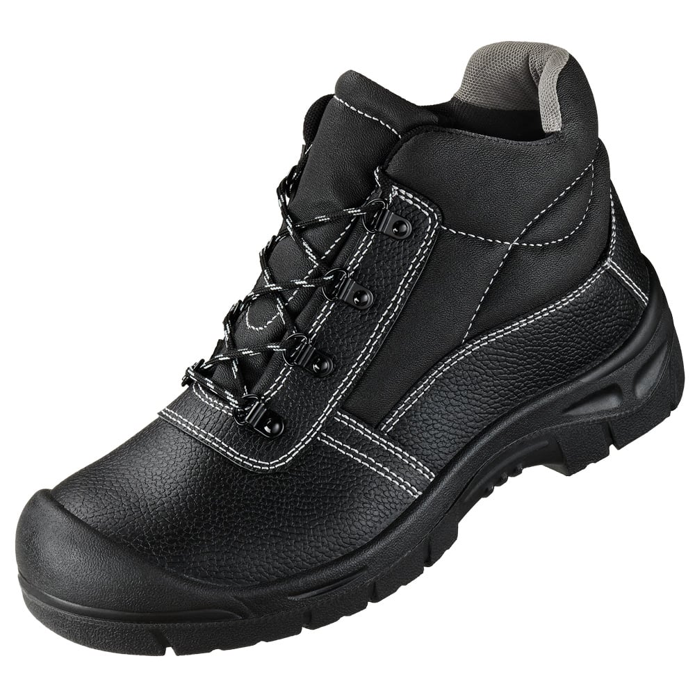 Sicherheitsschuh Schnürstiefel Rostock EN ISO 20345 S3 Schwarz