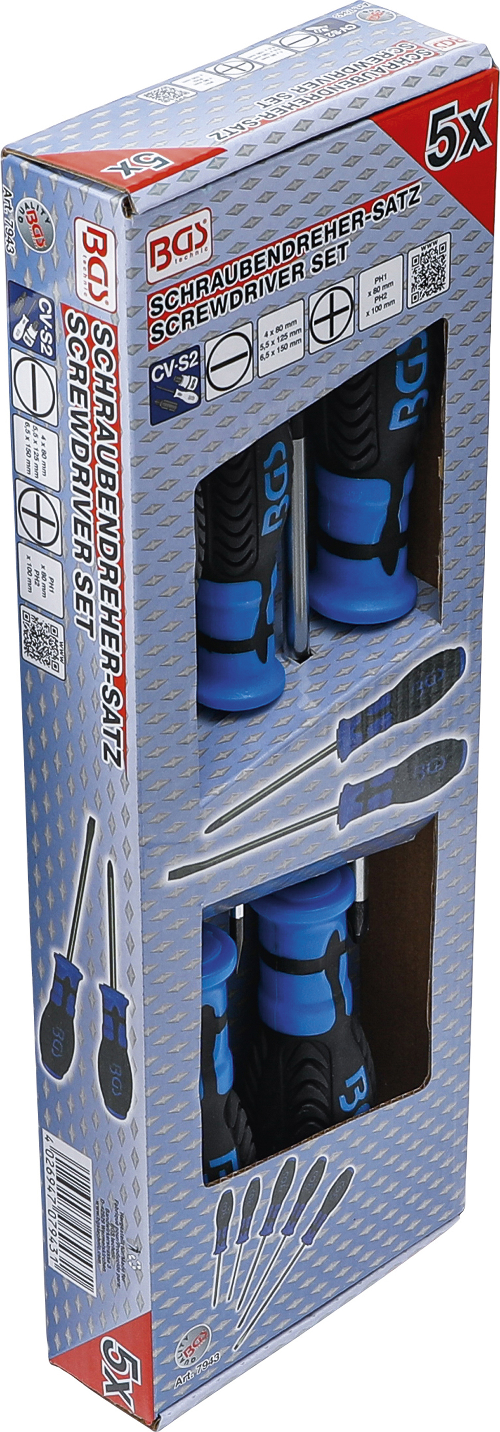 BGS Schraubendreher-Satz | 5-tlg.