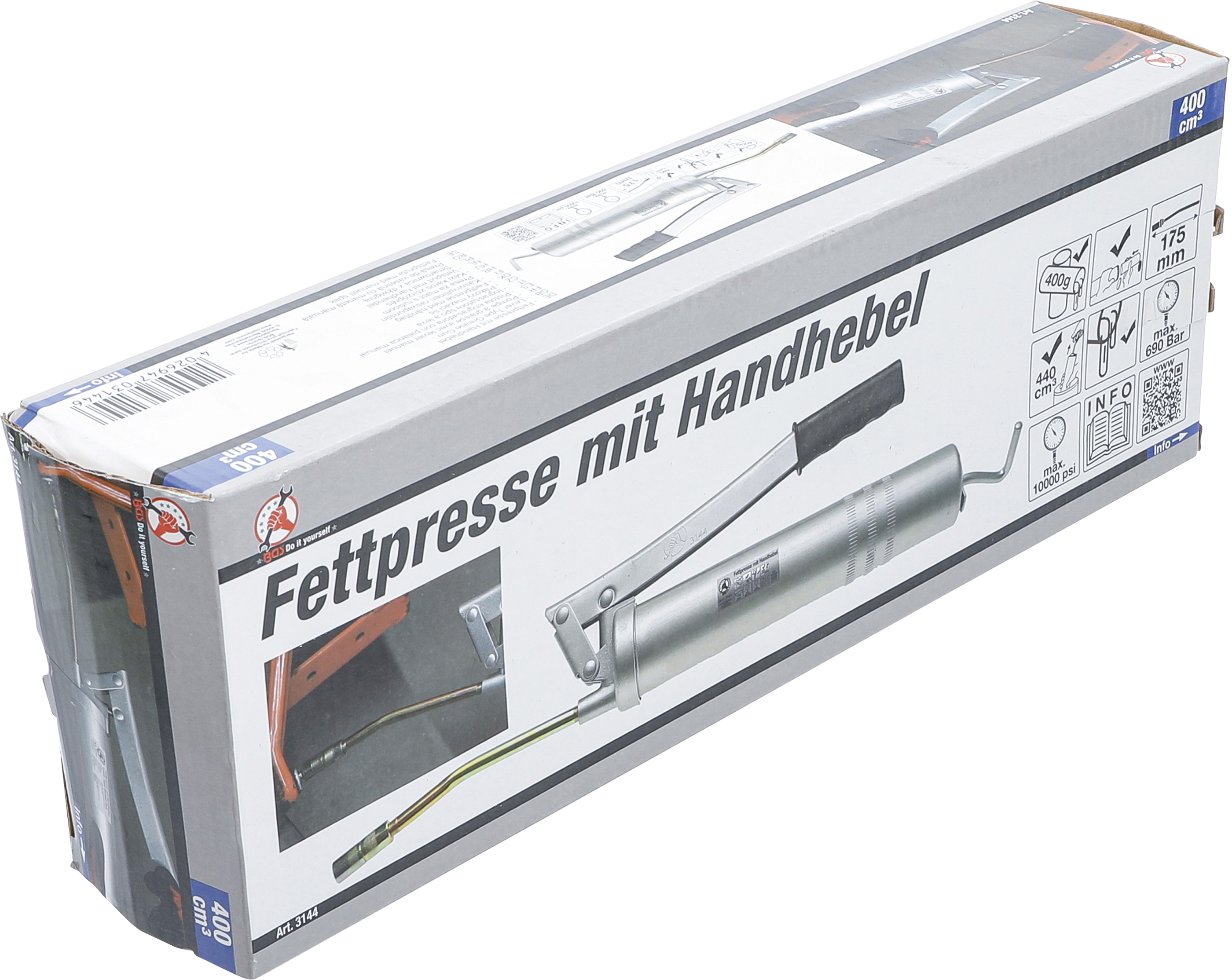 BGS Fettpresse mit Handhebel | 400 g