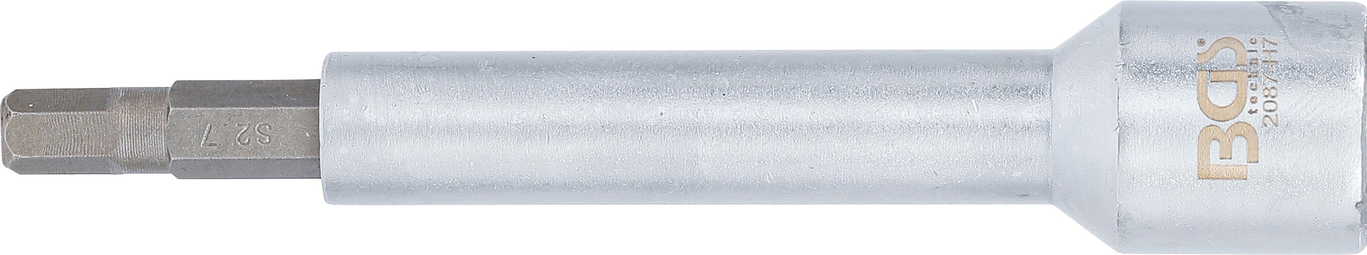 BGS Bit-Einsatz | Antrieb Innenvierkant 12,5 mm (1/2") | Innensechskant 7 mm