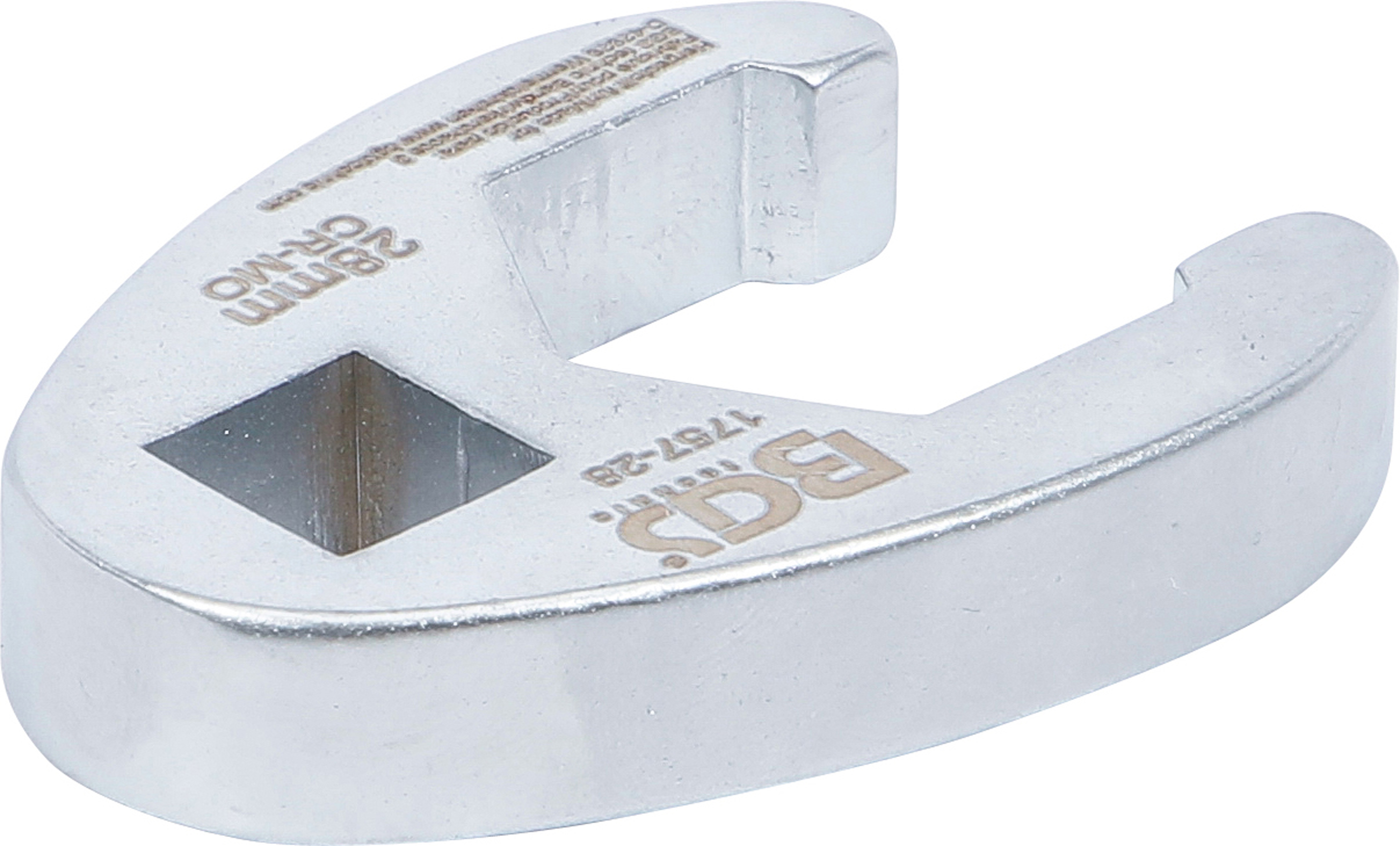 BGS Hahnenfußschlüssel | Antrieb Innenvierkant 12,5 mm (1/2") | SW 28 mm
