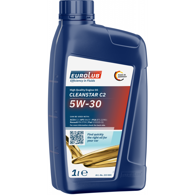 5W-30 Eurolub Cleanstar C2 Motoröl 1 Liter