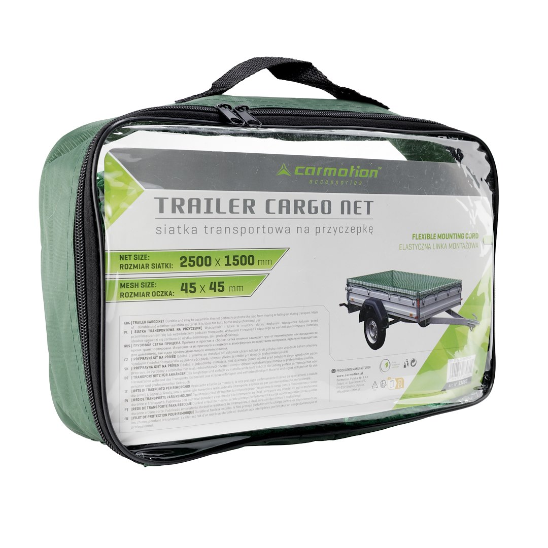 Carmotion Anhängernetz grün 250 x 150 cm
