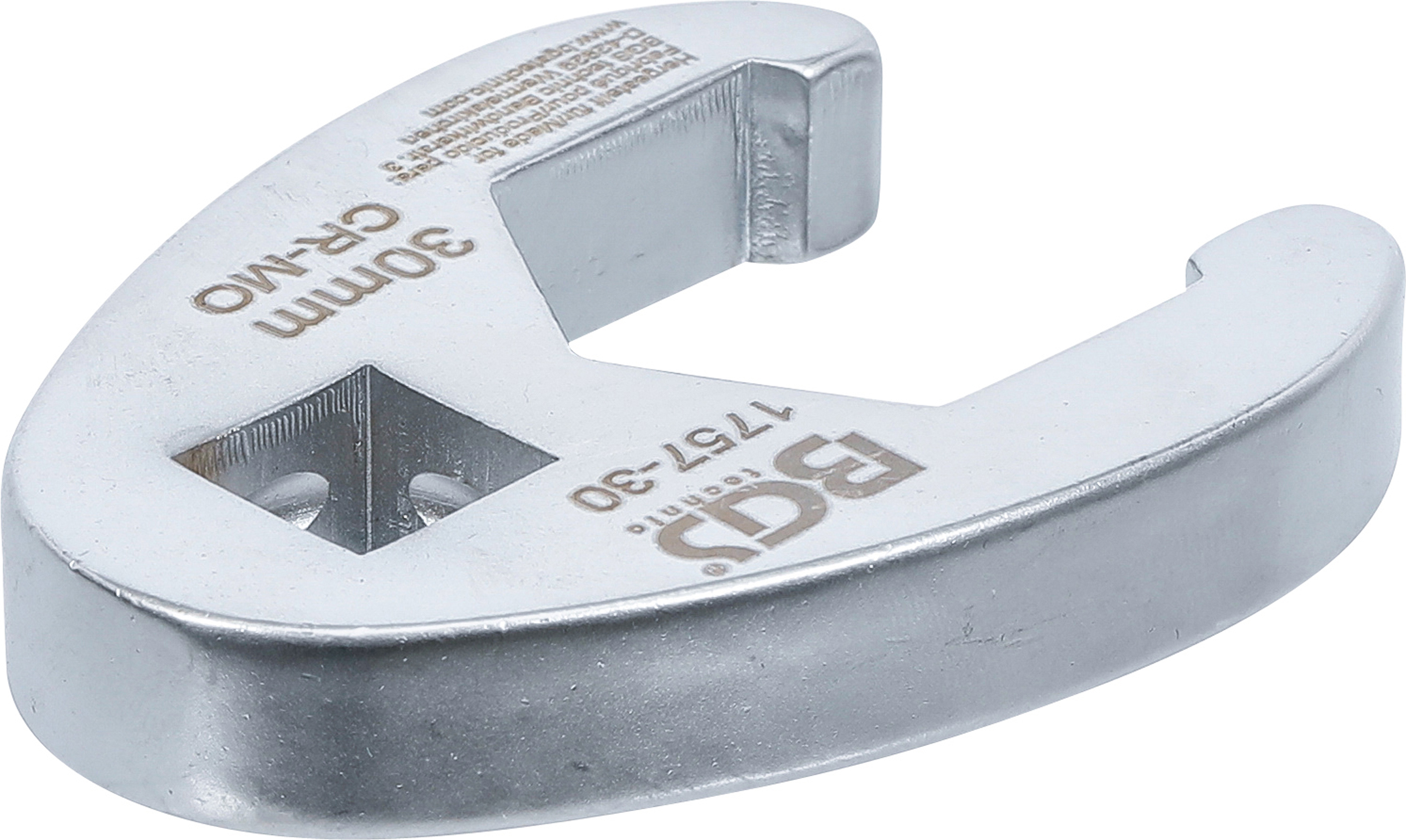BGS Hahnenfußschlüssel | Antrieb Innenvierkant 12,5 mm (1/2") | SW 30 mm