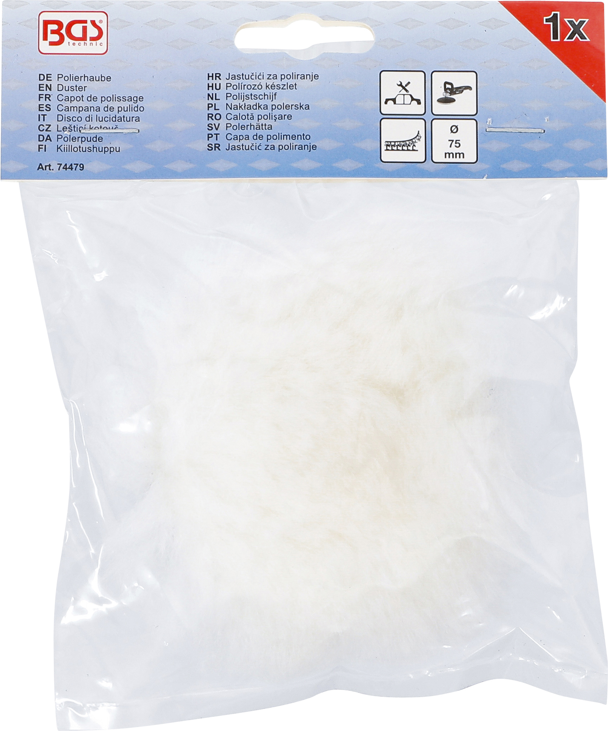 BGS Polierhaube | Ø 75 mm