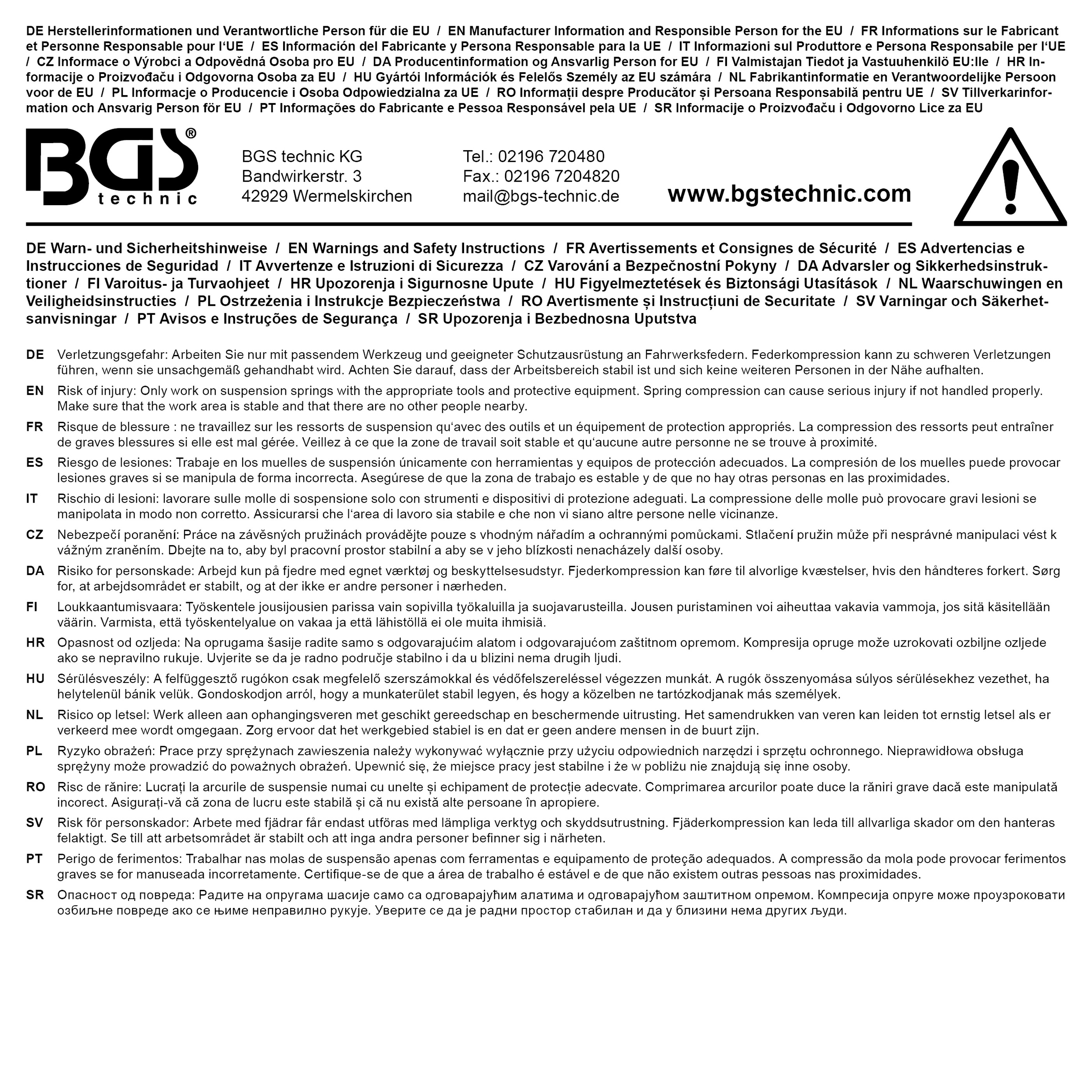 BGS Spezial-Bit zum Gegenhalten | Innensechskant 5 mm