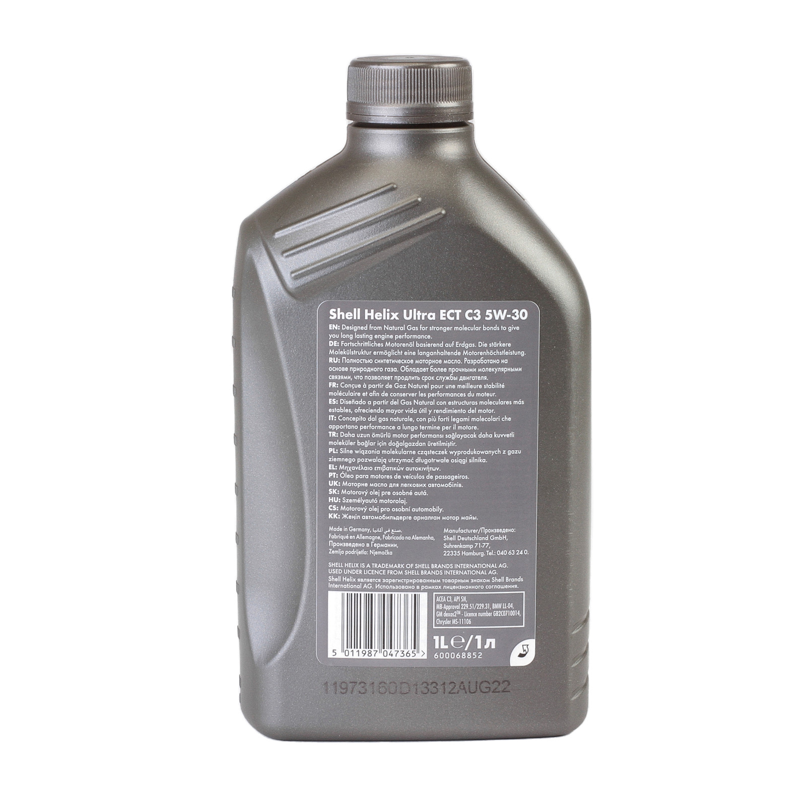 5W-30 Shell Helix Ultra ECT C3 Motoröl 1 Liter