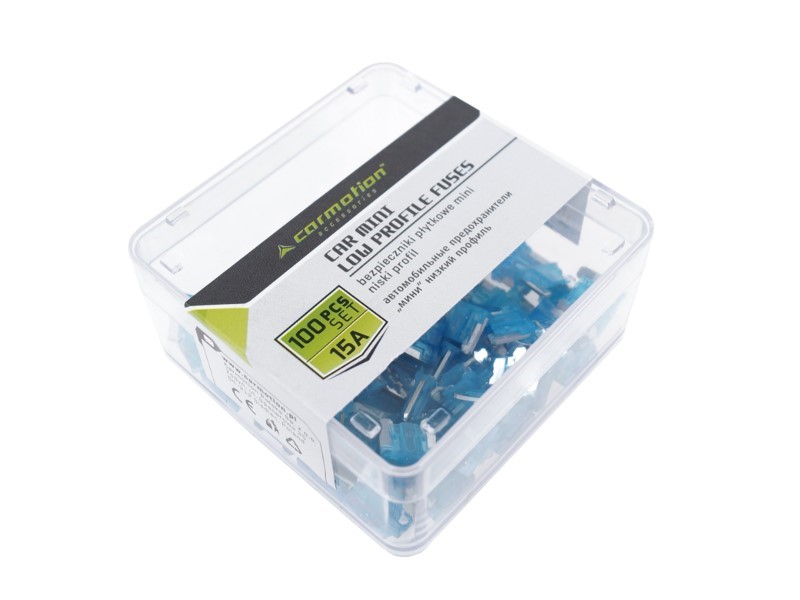 Carmotion Mini Flachsicherung Low Profile 15A Blau 100 Stk