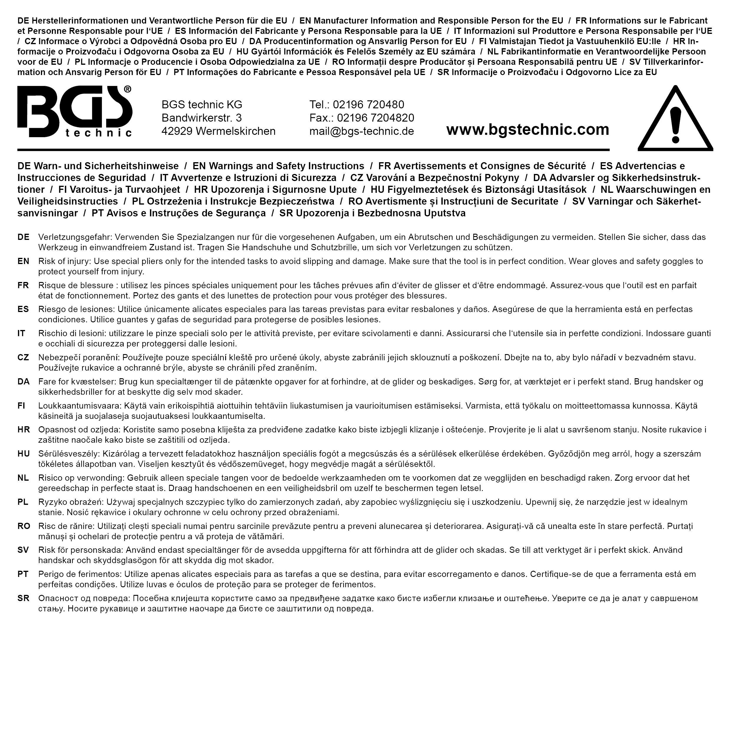 BGS Kabelbinder-Spannpistole | 2,4 - 4,8 mm