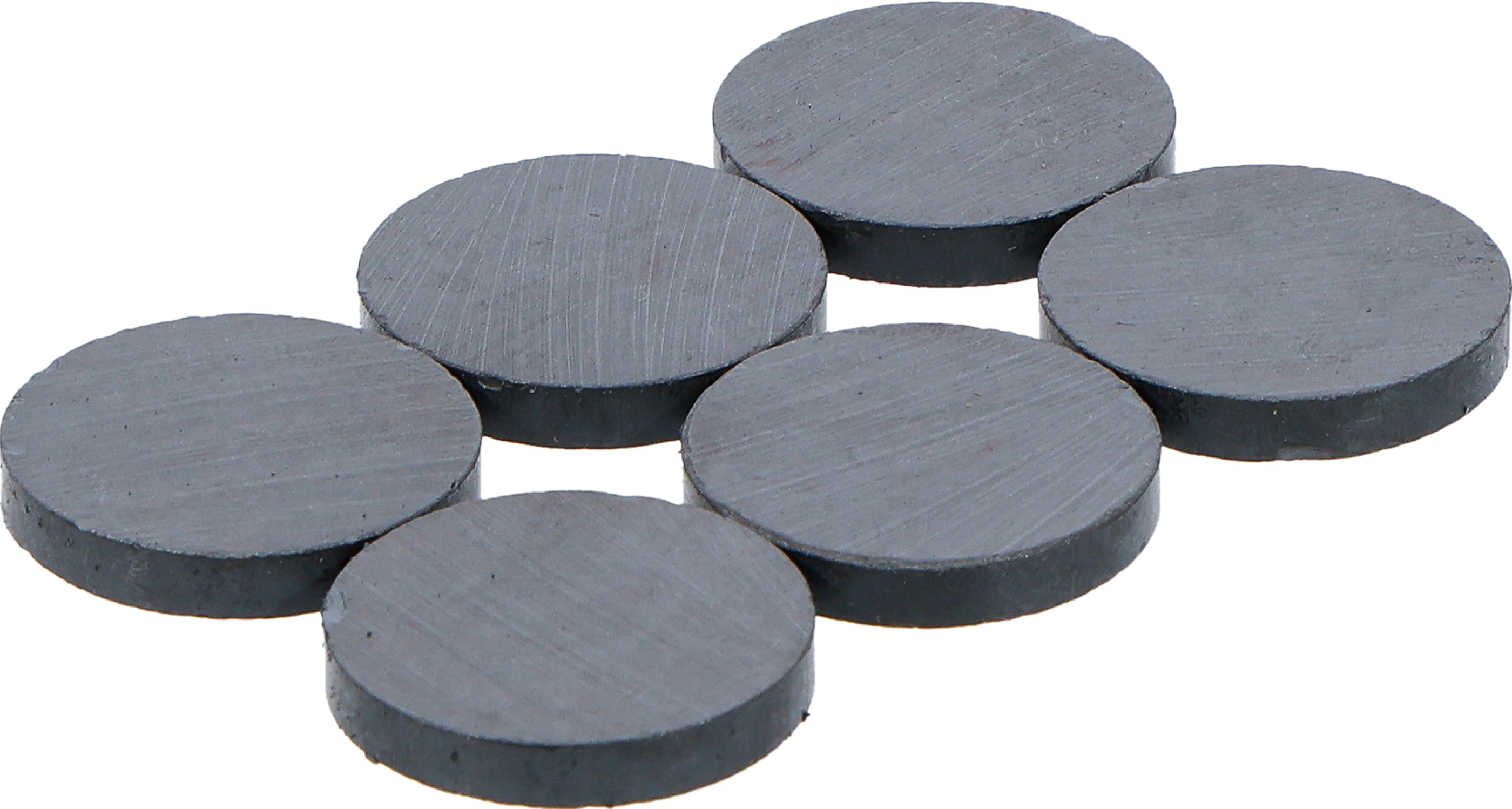 BGS Magnet-Satz | Keramik | Ø 25 mm | 6-tlg.