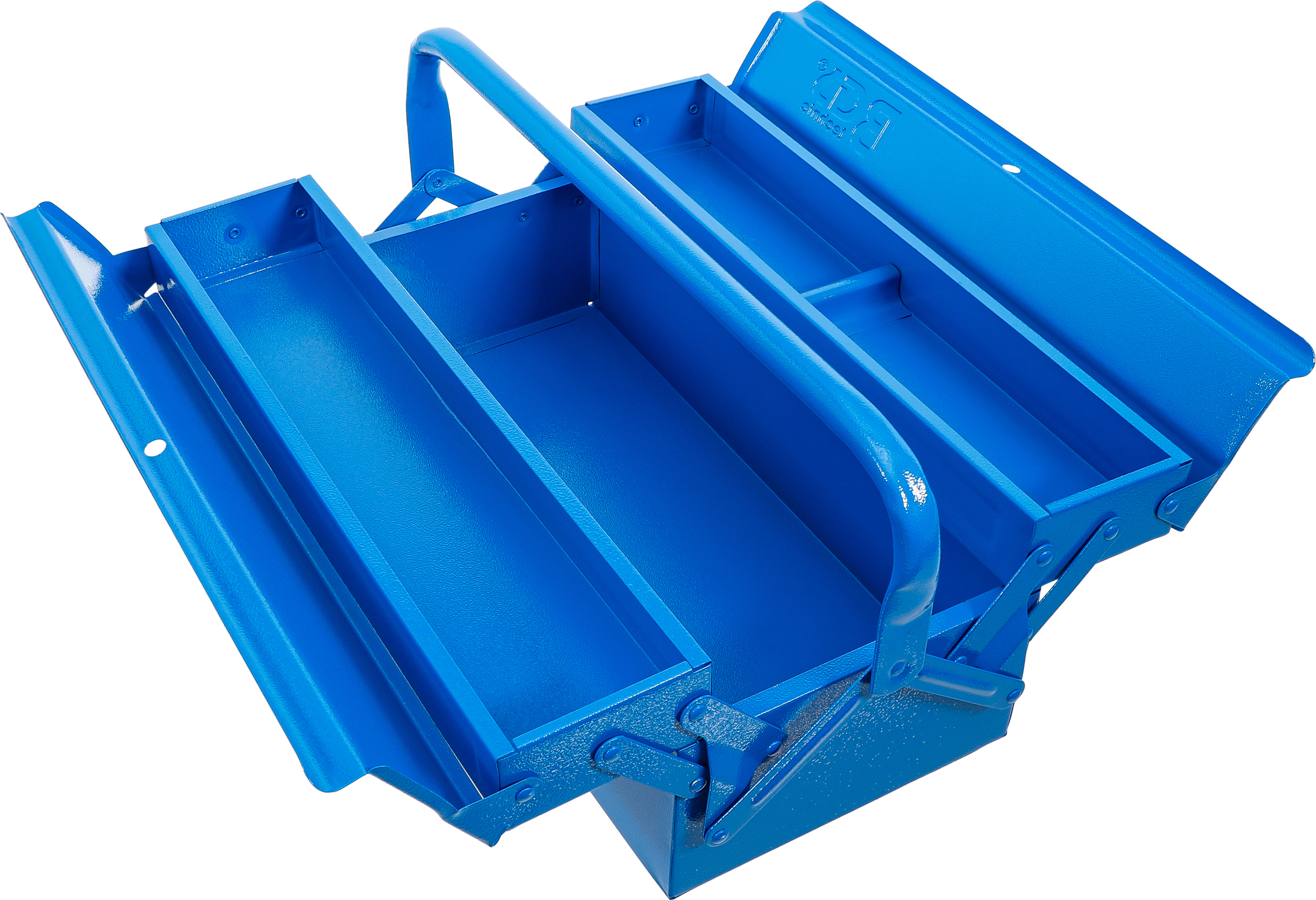 BGS Metall-Werkzeugkasten | leer | 420 x 200 x 150 mm | 3 Fächer