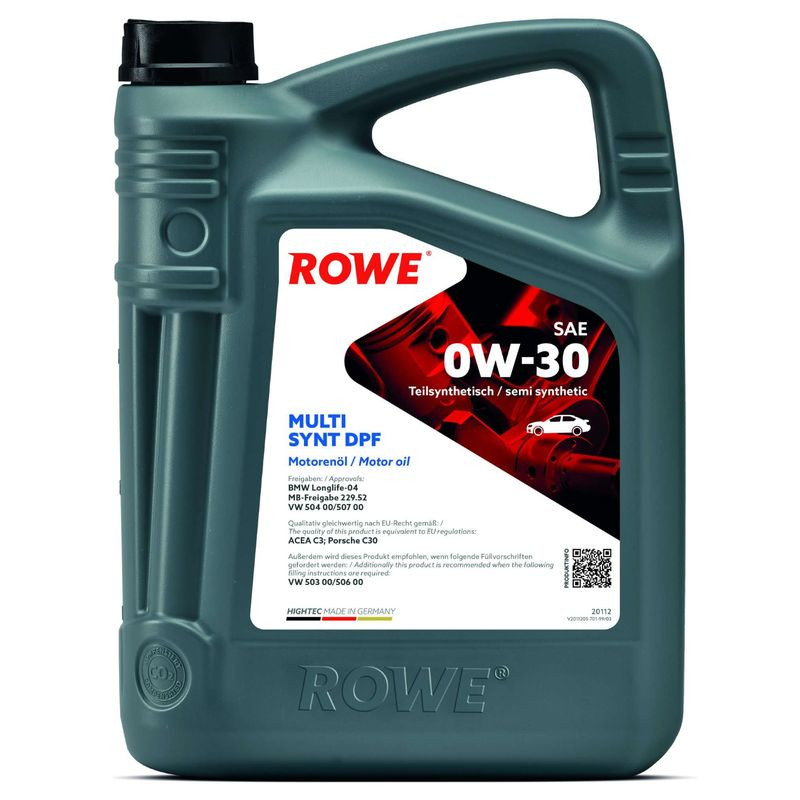 0W-30 ROWE Multi Synt DPF Motoröl 5 Liter