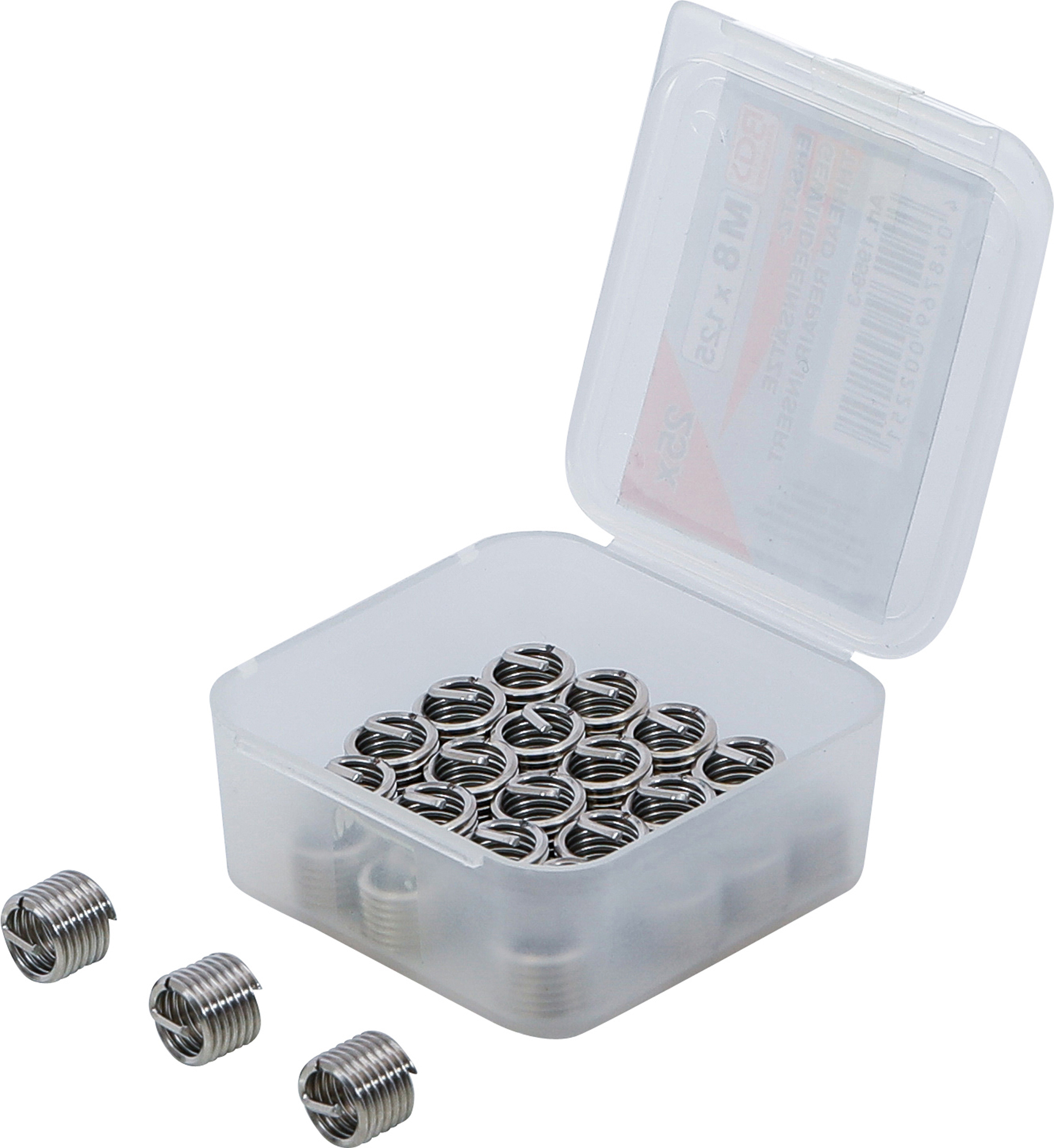 BGS Ersatz-Gewindeeinsätze | M8 x 1,25 | 25-tlg.