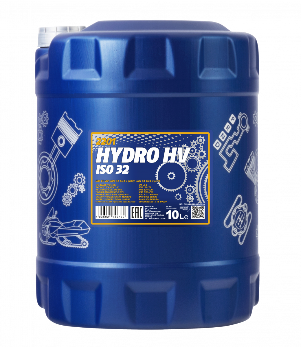 Mannol 2201 Hydro HV ISO 32 Hydrauliköl 10 Liter