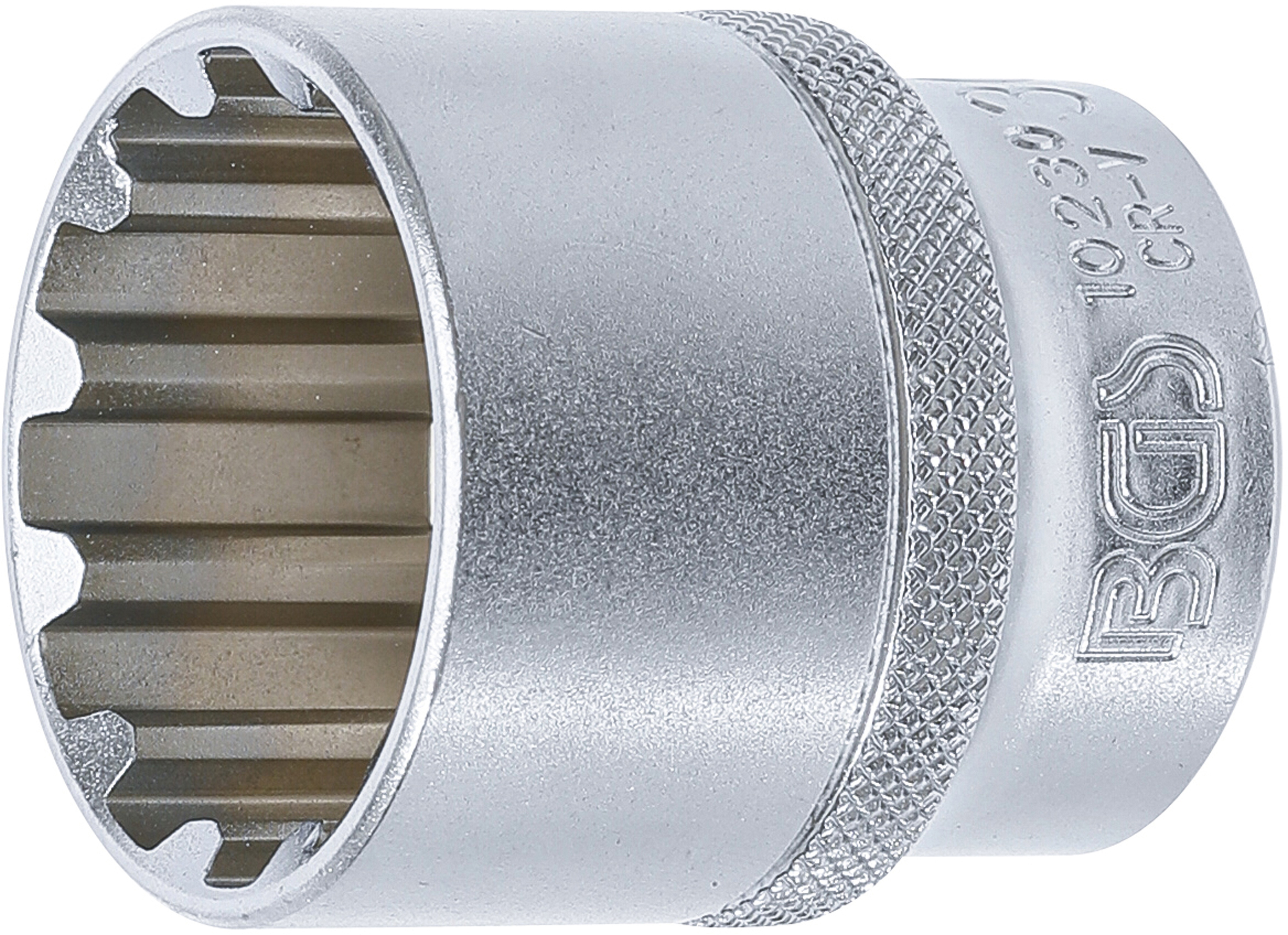 BGS Steckschlüssel-Einsatz Gear Lock | Antrieb Innenvierkant 12,5 mm (1/2") | SW 30 mm