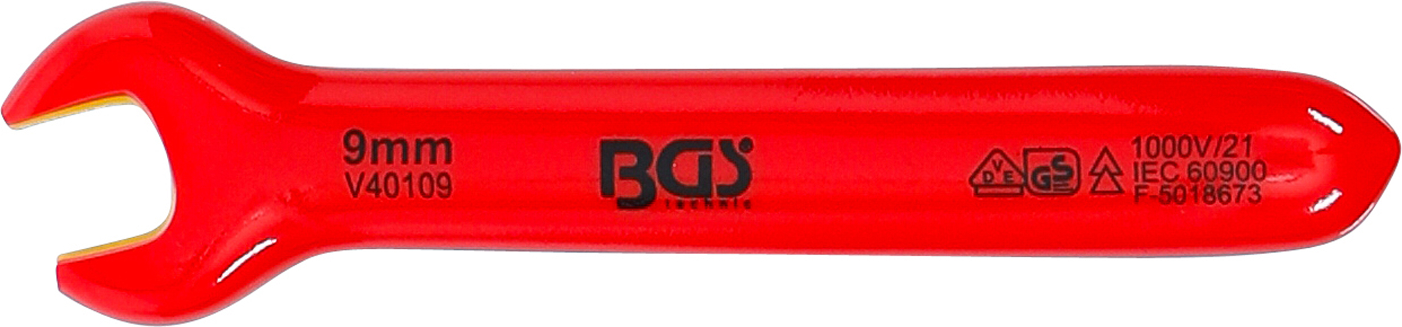 BGS VDE-Einmaulschlüssel | SW 9 mm