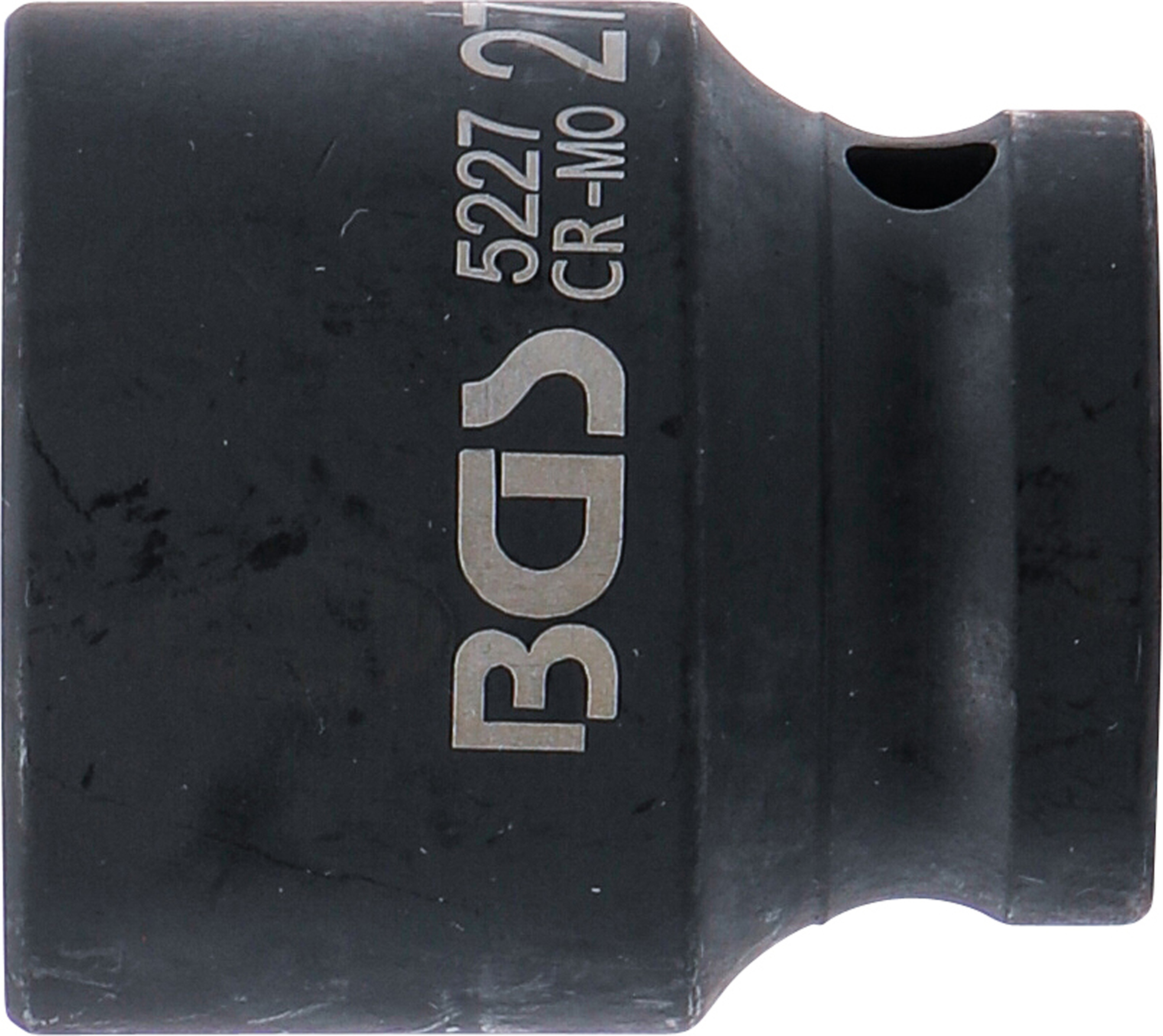 BGS Kraft-Steckschlüssel-Einsatz Sechskant | Antrieb Innenvierkant 12,5 mm (1/2") | SW 27 mm