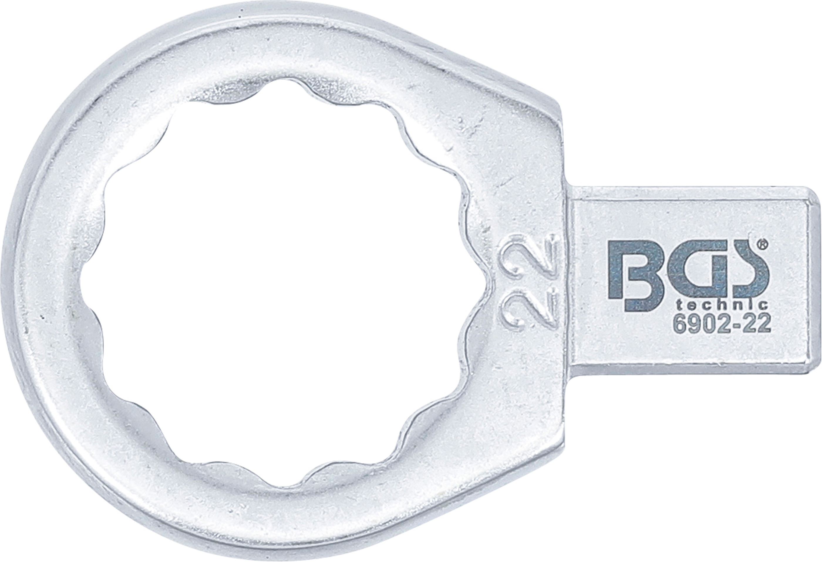 BGS Einsteck-Ringschlüssel | 22 mm | Aufnahme 9 x 12 mm