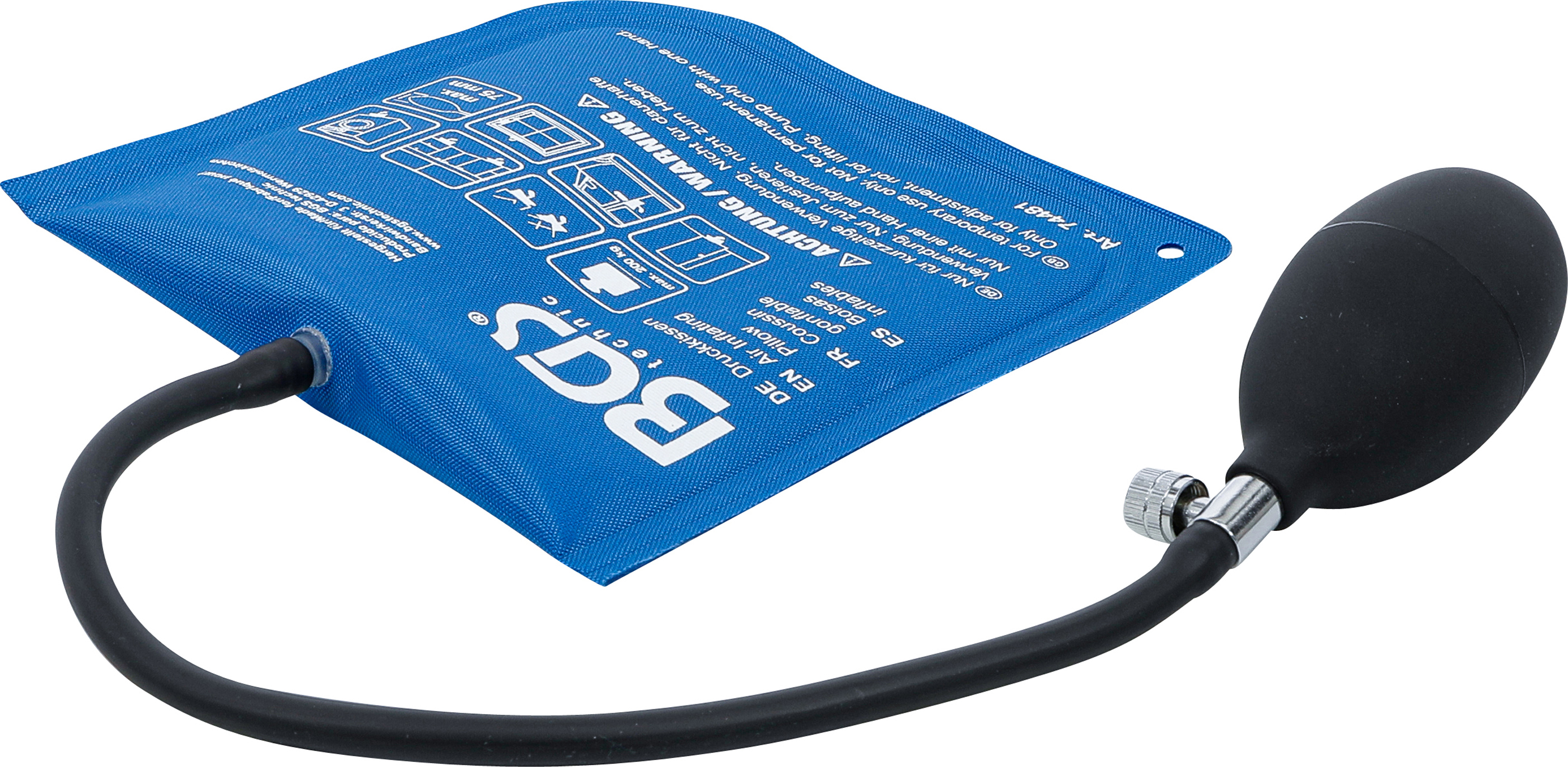 BGS Druckkissen | mit Handpumpe | Quadrat | 165 x 150 mm