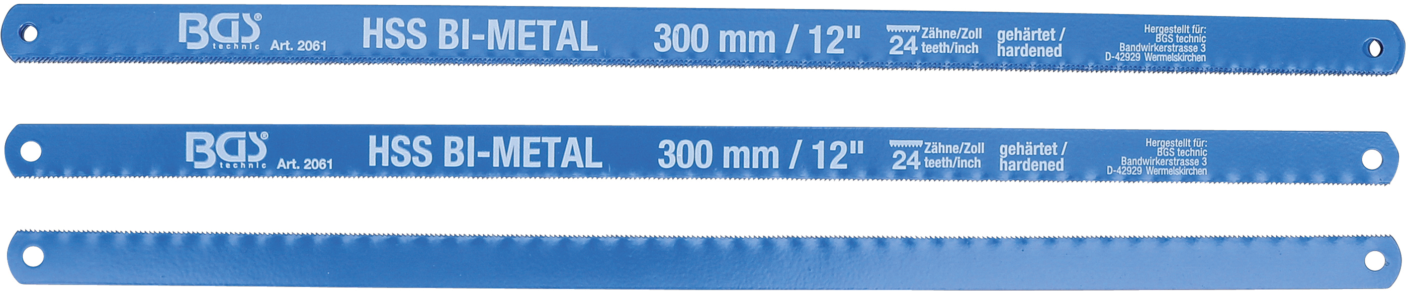 BGS Metallsägeblätter | HSS flexibel | 13 x 300 mm | 10-tlg.