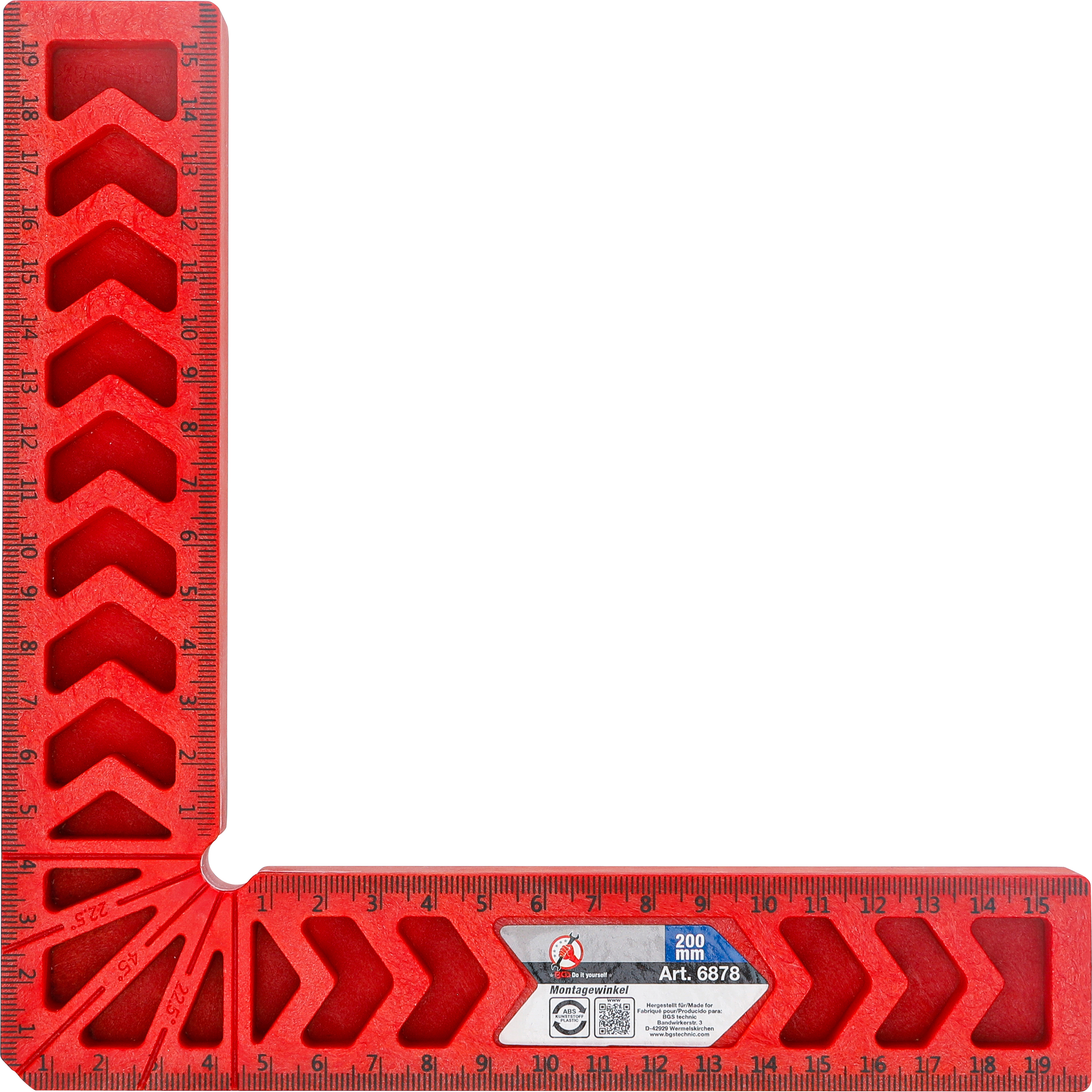 BGS Montagewinkel | Fiberglas | 200 mm