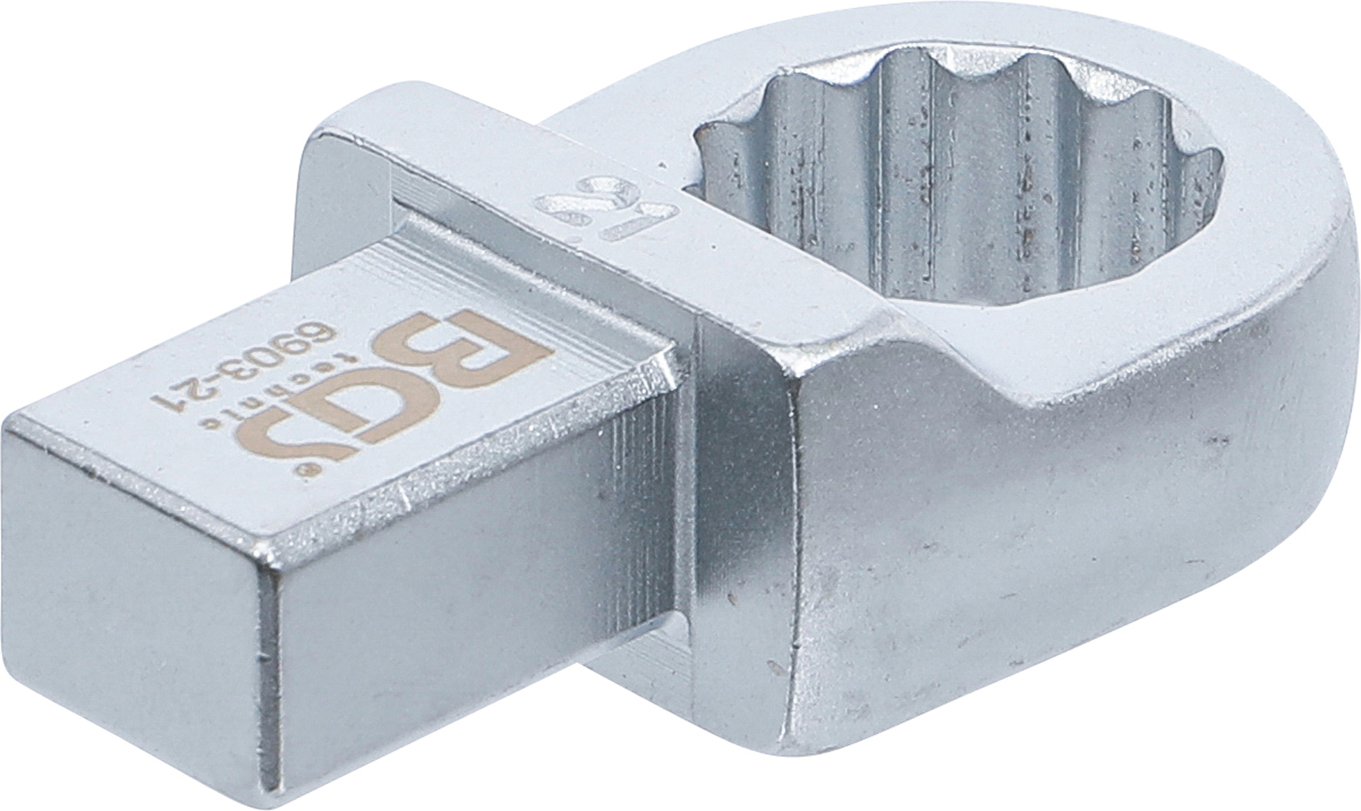 BGS Einsteck-Ringschlüssel | 21 mm | Aufnahme 14 x 18 mm