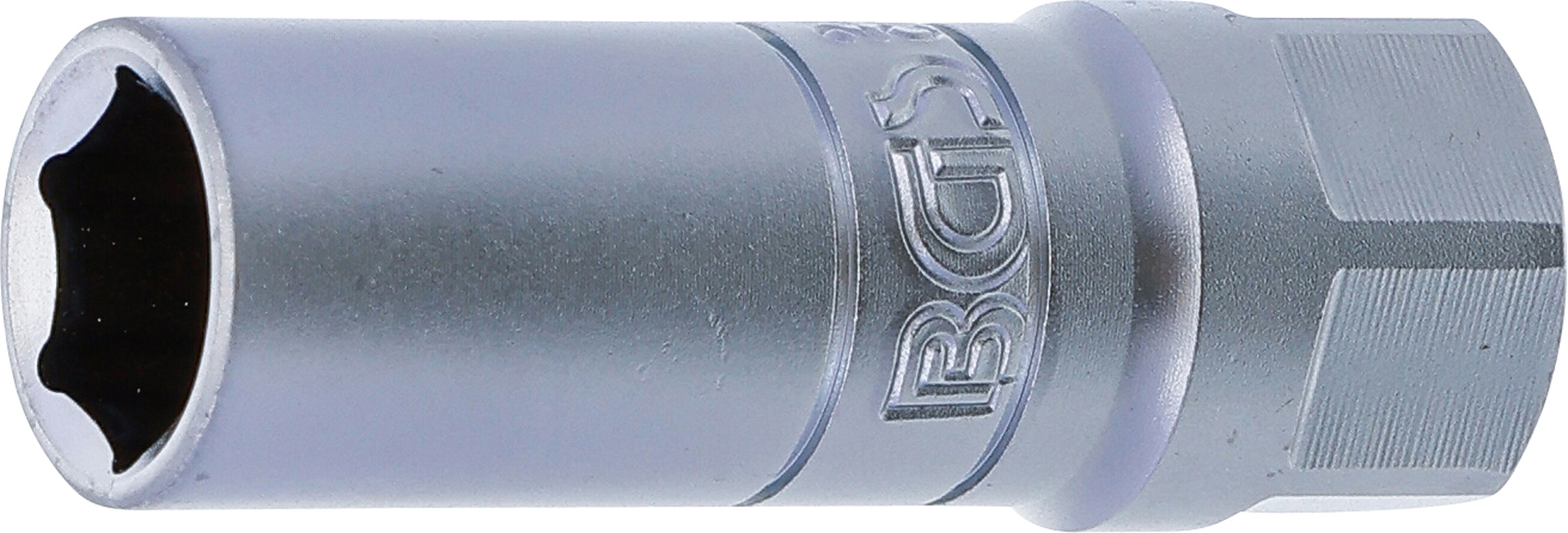 BGS Zündkerzen-Einsatz Sechskant | Antrieb Innenvierkant 12,5 mm (1/2") | SW 14 mm
