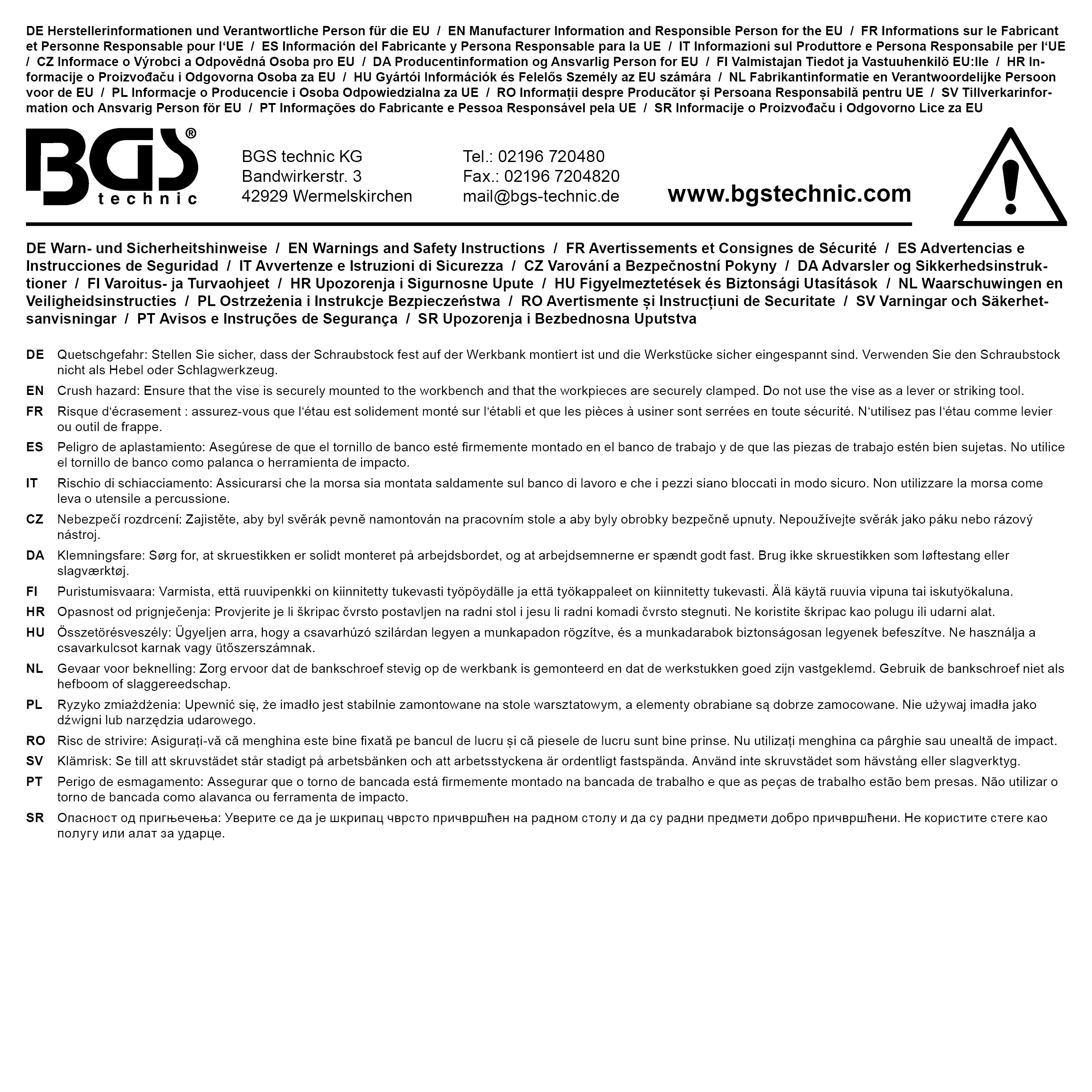 BGS Schraubstock-Schutzbacken-Satz | Aluminium | 125 mm | 8-tlg.