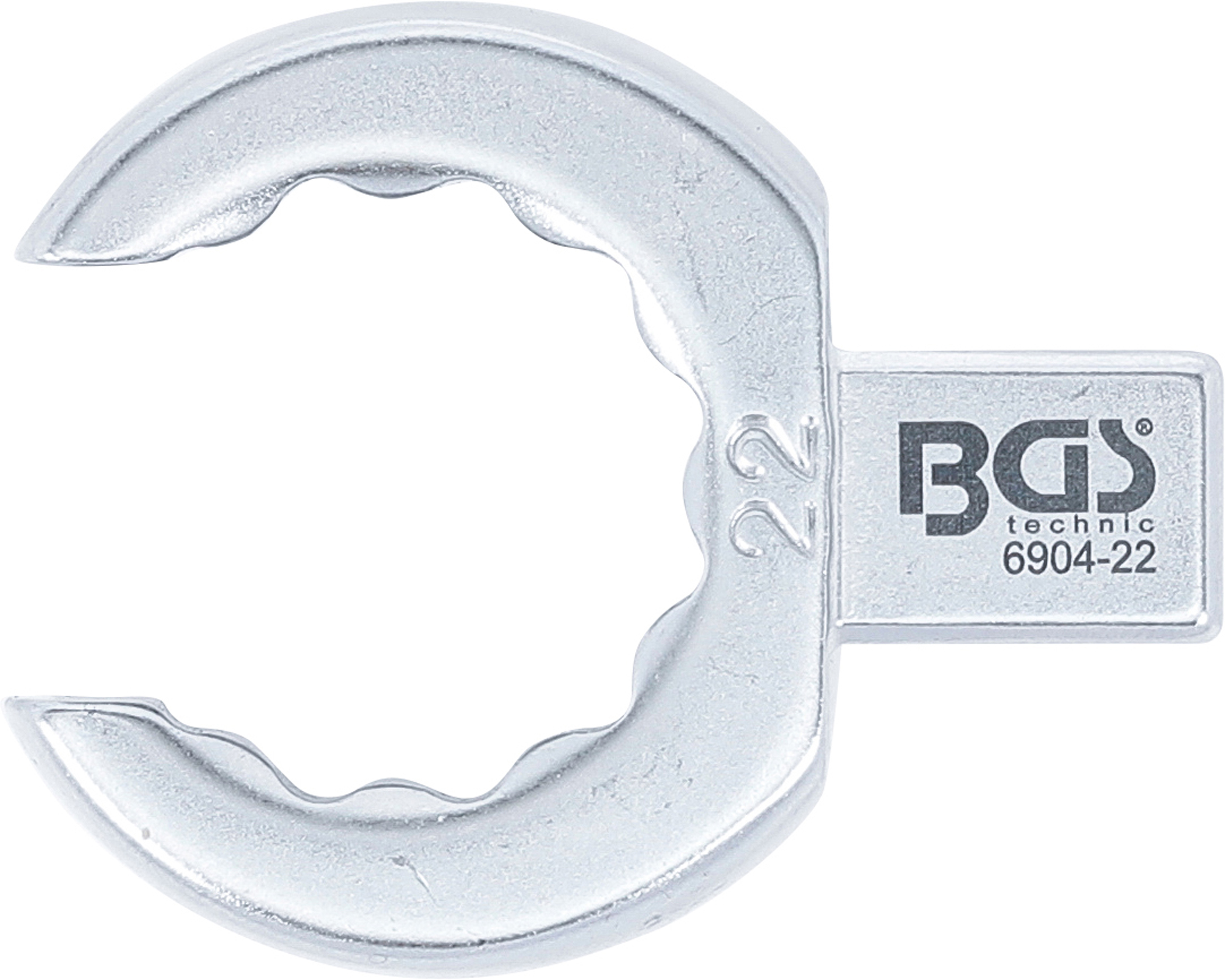 BGS Einsteck-Ringschlüssel | offen | 22 mm | Aufnahme 9 x 12 mm