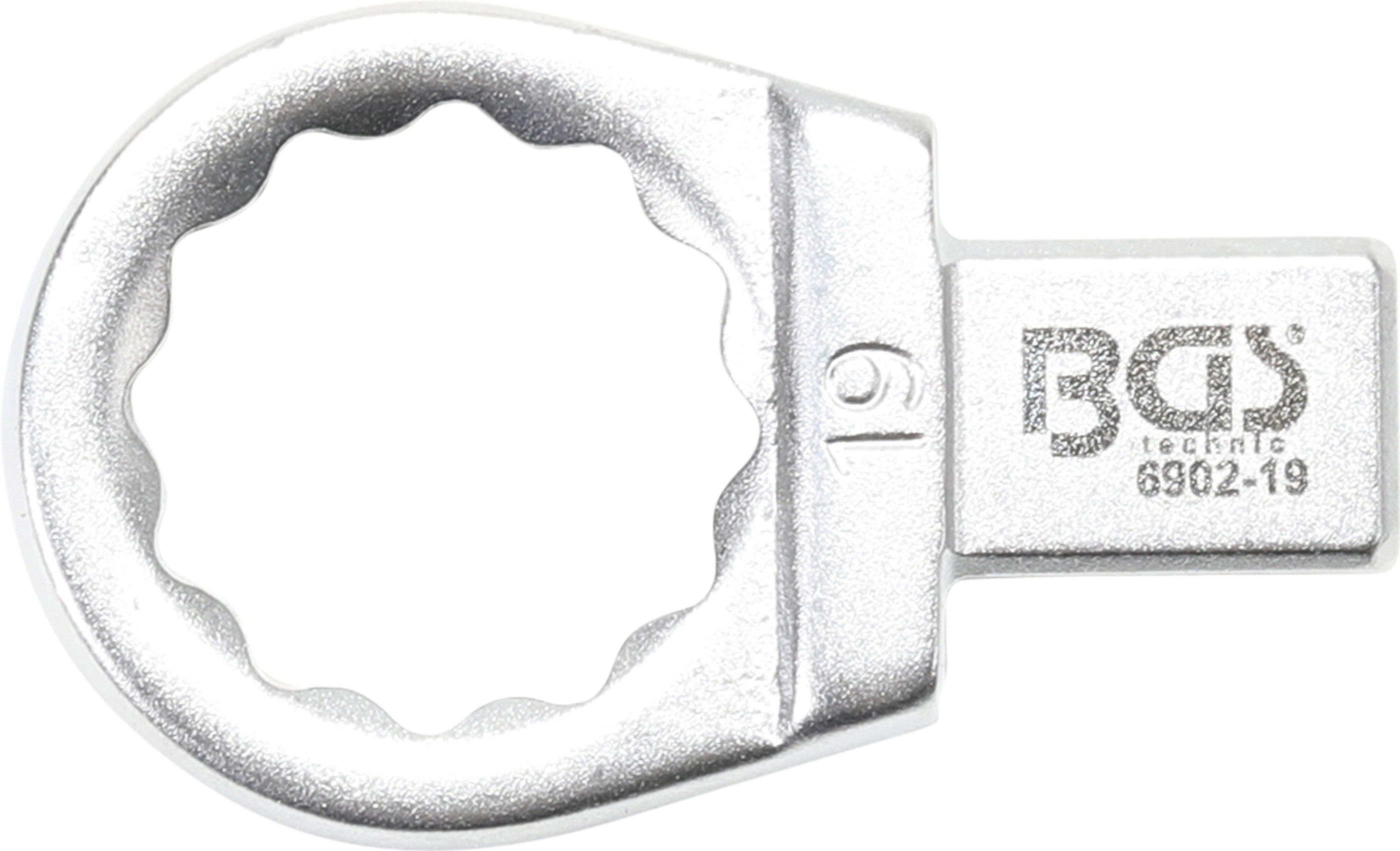BGS Einsteck-Ringschlüssel | 19 mm | Aufnahme 9 x 12 mm