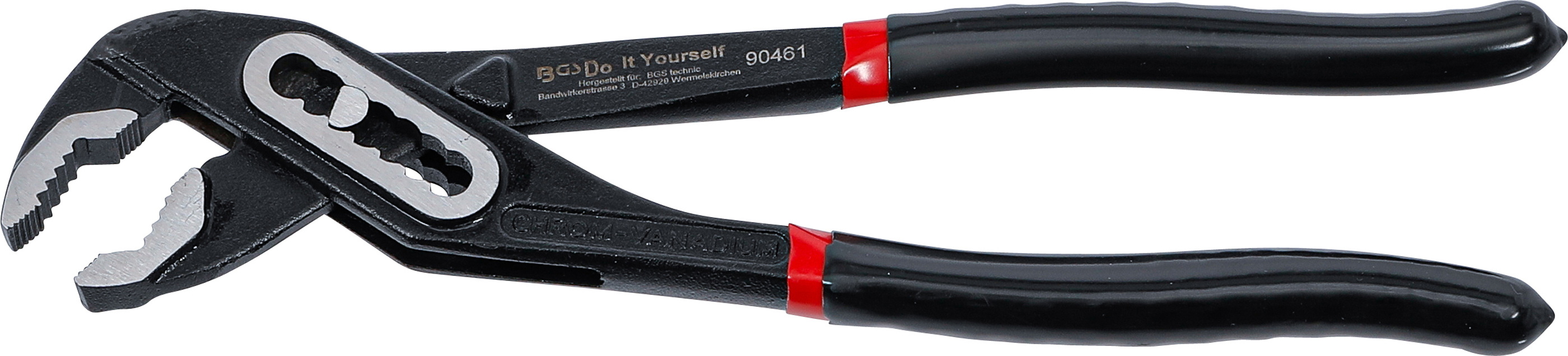 BGS Wasserpumpenzange | mit Durchsteckgewerbe | 250 mm
