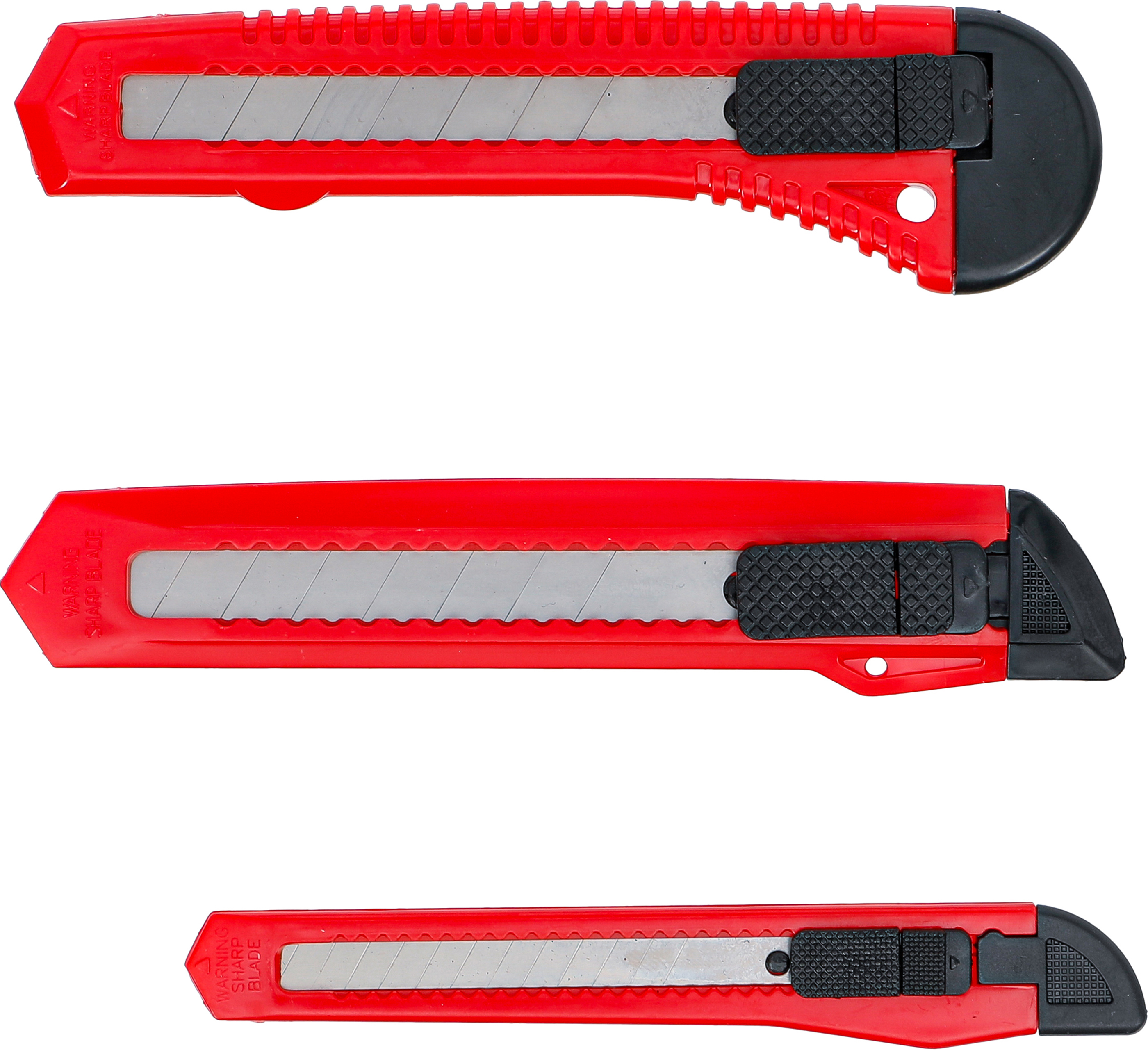 BGS Abbrechmesser-Satz | Klingenbreite 9 / 18 mm | 3-tlg.