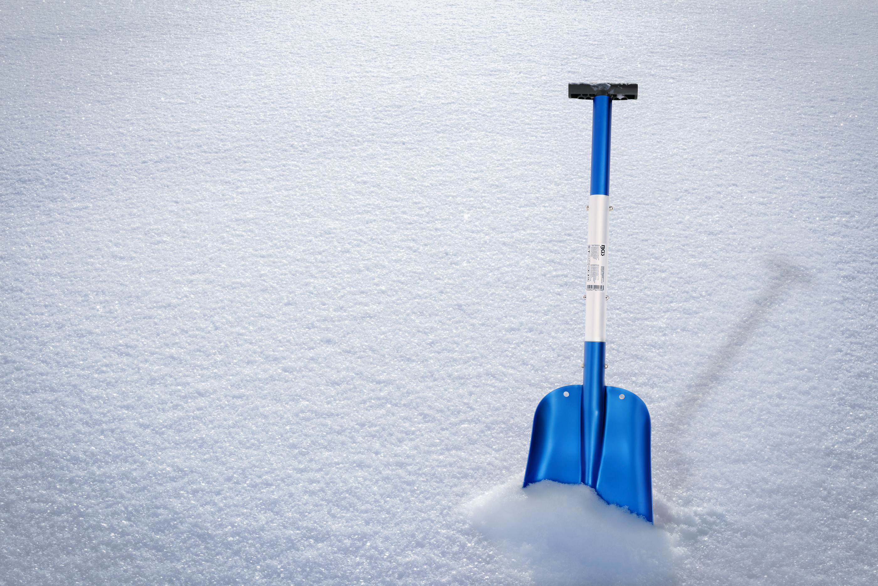 BGS Aluminium-Schneeschaufel | mit steckbarem Schnellverschluss-Stiel