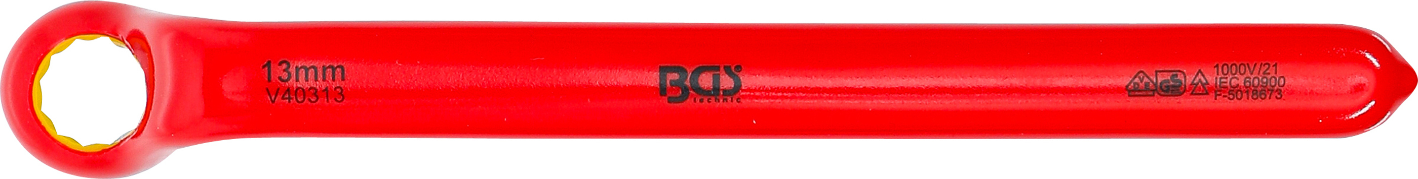 BGS VDE-Einringschlüssel | tief gekröpft | SW 13 mm