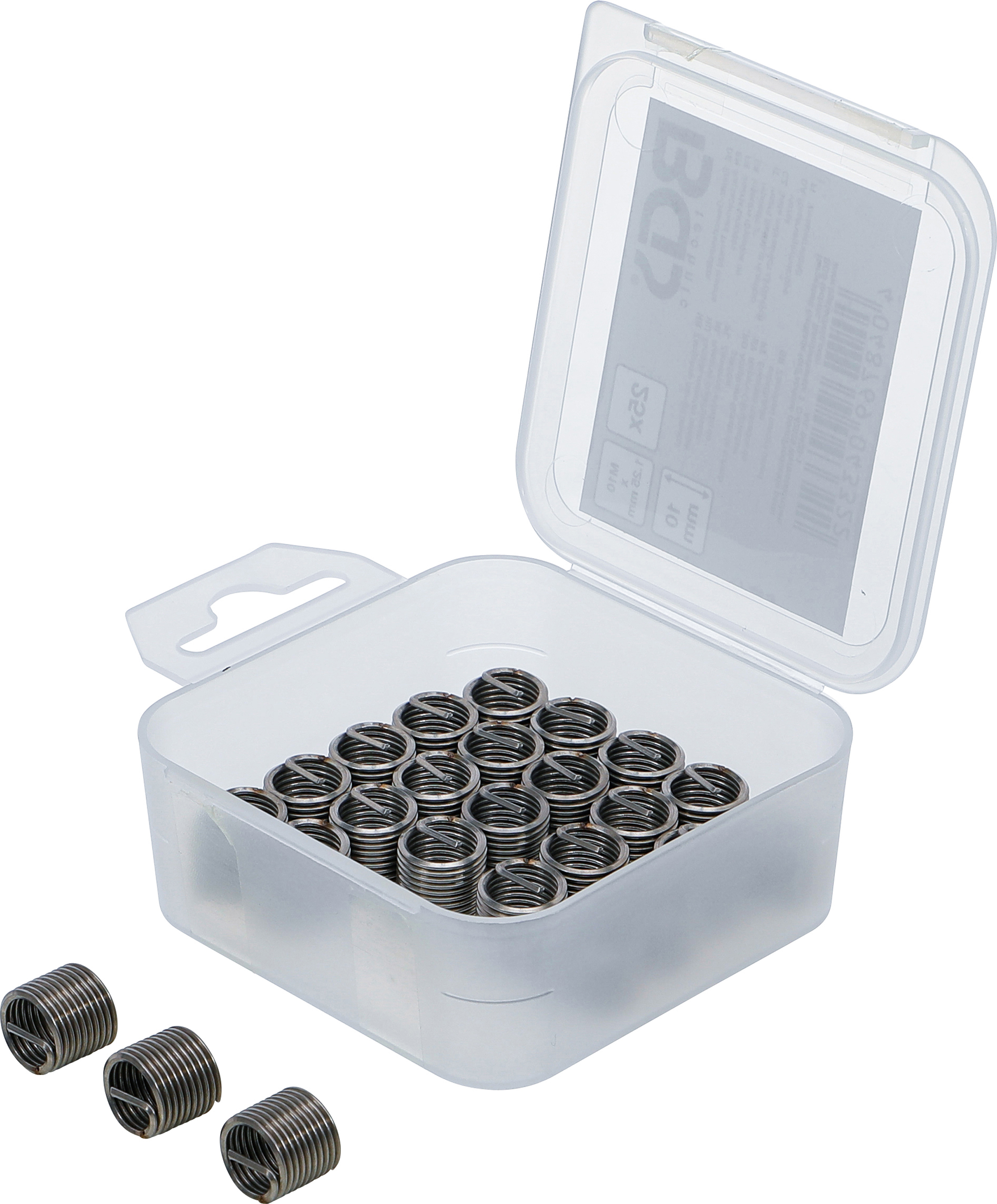BGS Ersatz-Gewindeeinsätze | M10 x 1,25 | 25-tlg.