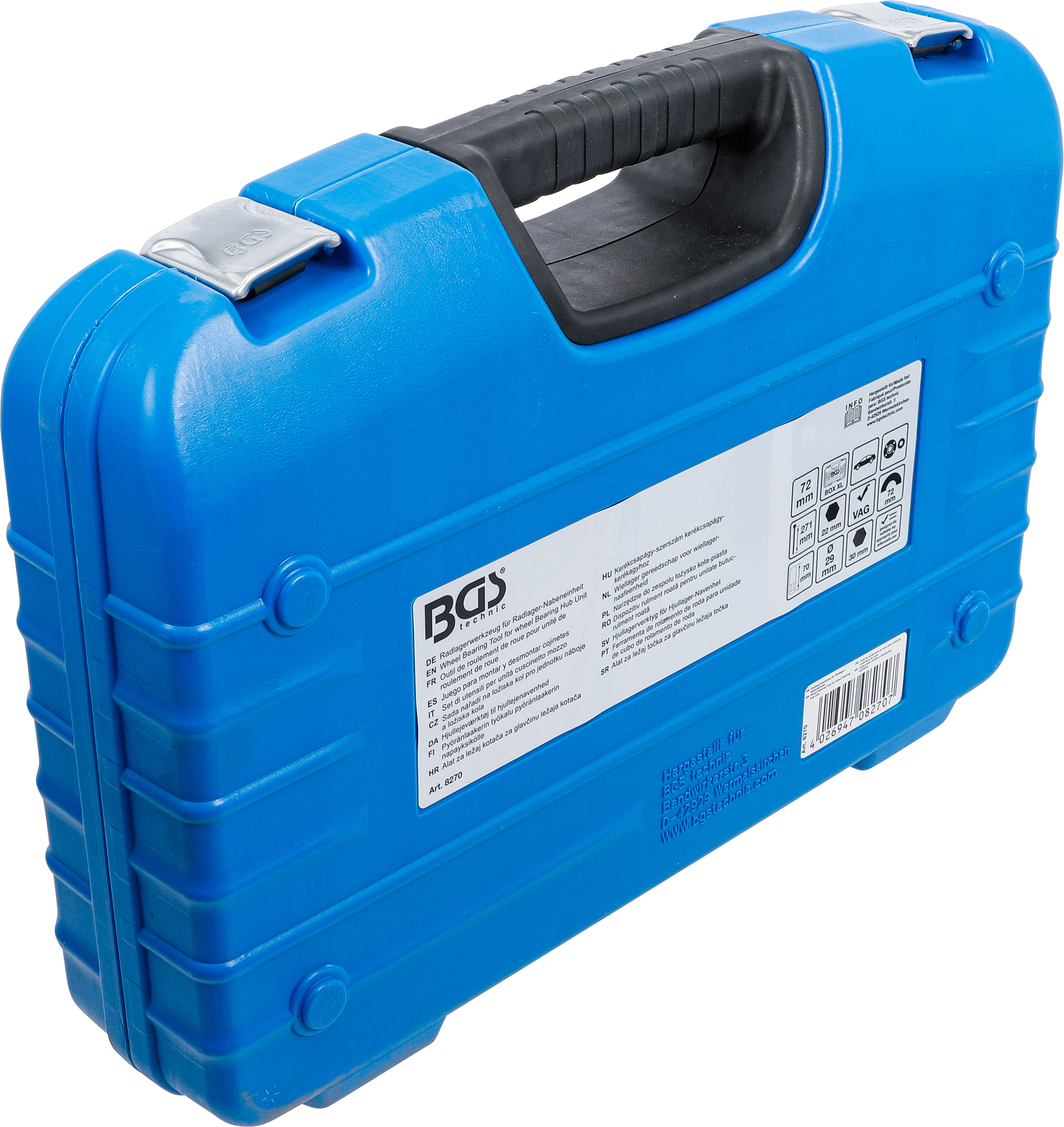 BGS Radlagerwerkzeug für Radlager-Nabeneinheit | für VW | 72 mm