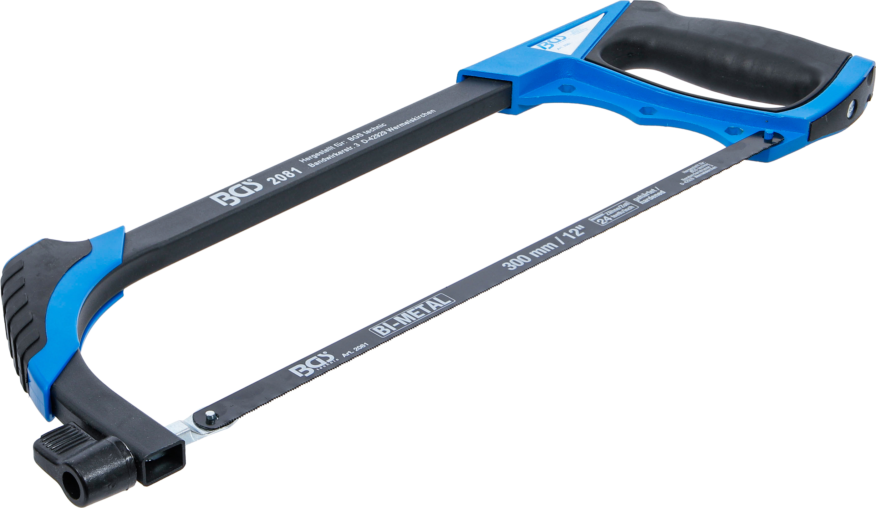 BGS Aluminium-Sägebogen | inkl. HSS-Sägeblatt | 300 mm