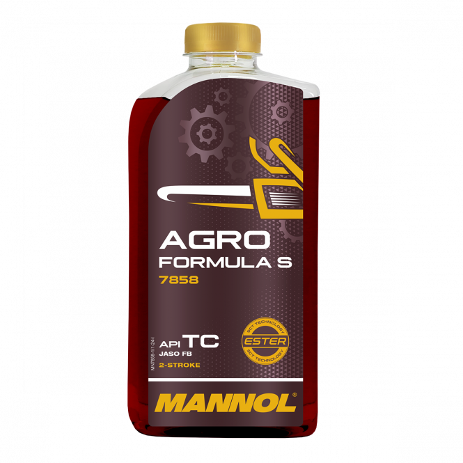 Mannol 7858 Agro Formula S 2-Takt Sägekettenöl 1 Liter